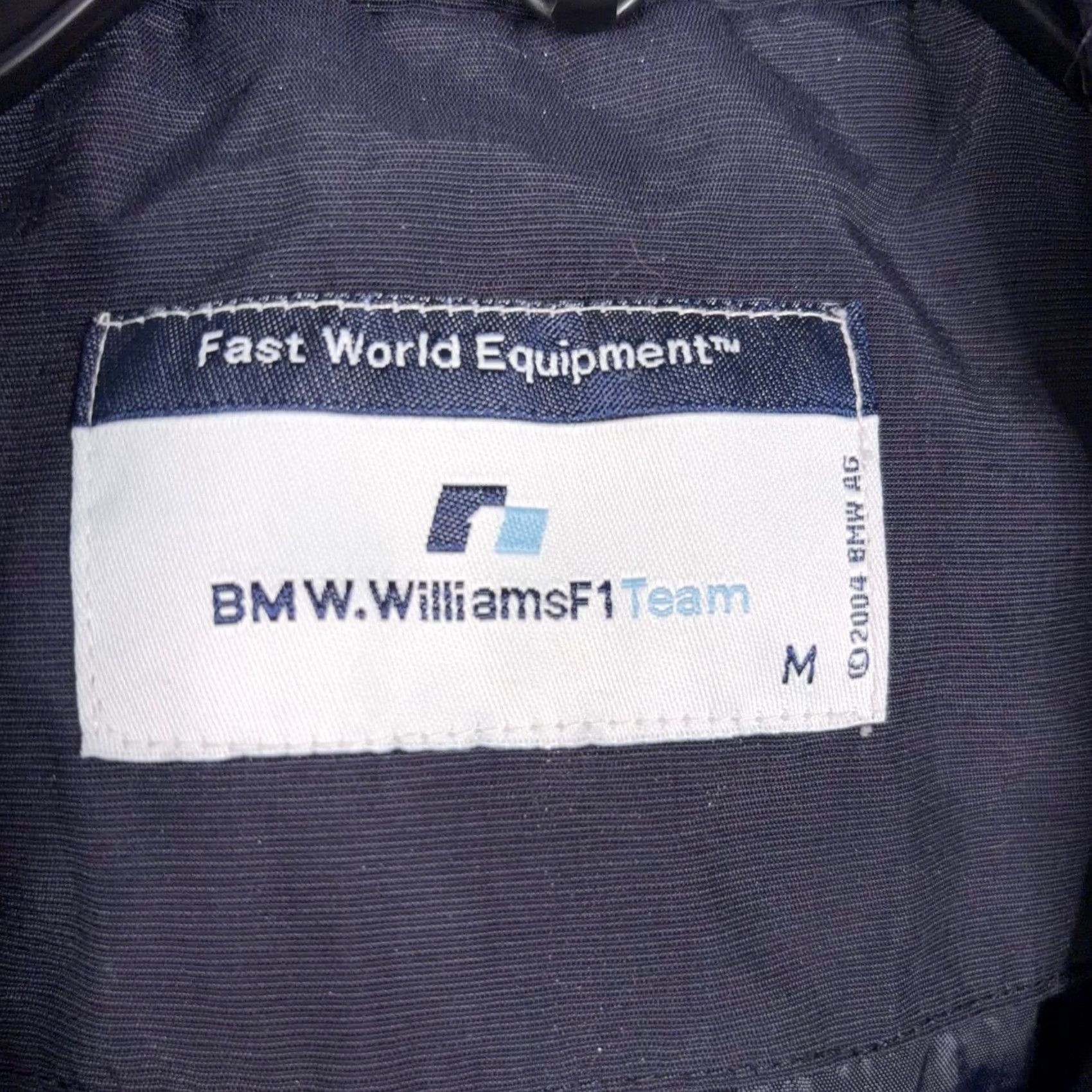 BMW BMW WilliamsF1 Team Windbreaker Mens Medium Navy Blue Racing Jacket Size US M / EU 48-50 / 2 - 2 Thumbnail