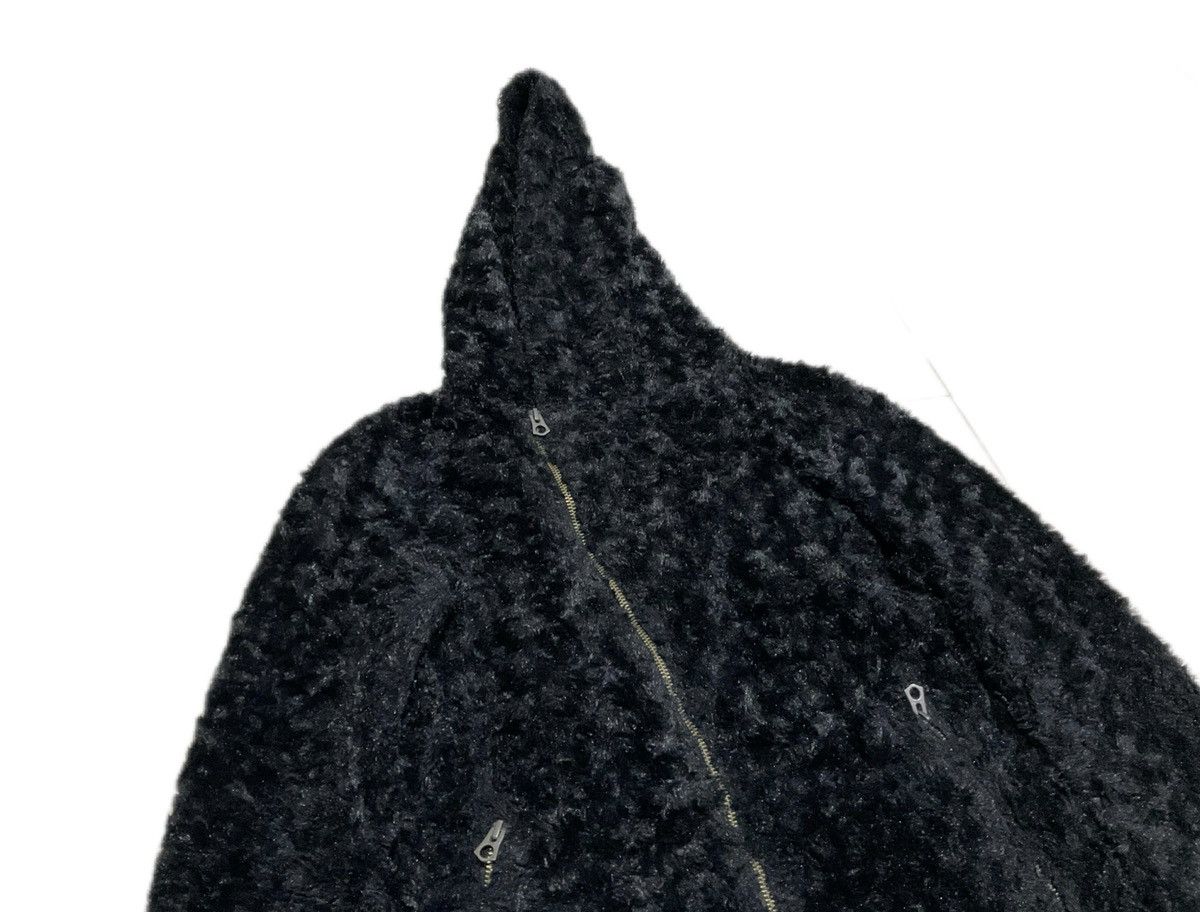 If Six Was Nine × Japanese Brand × Le Grande Bleu (L.G.B.) 🔥Sick Y2K Civarize Fur Hoodie Diagonal Zipper Goth Size US M / EU 48-50 / 2 - 2 Thumbnail
