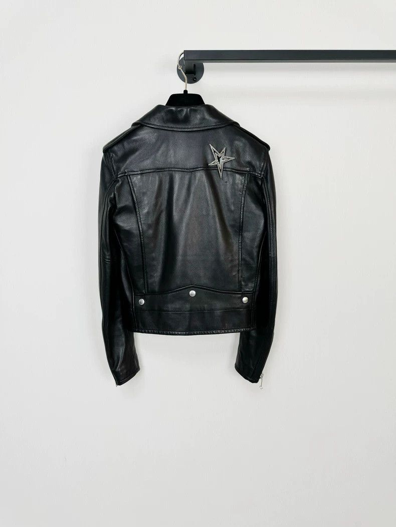 Saint Laurent Paris Saint Laurent Black Leather Motorcycle Jacket-2506 Size XS / US 0-2 / IT 36-38 - 7 Thumbnail