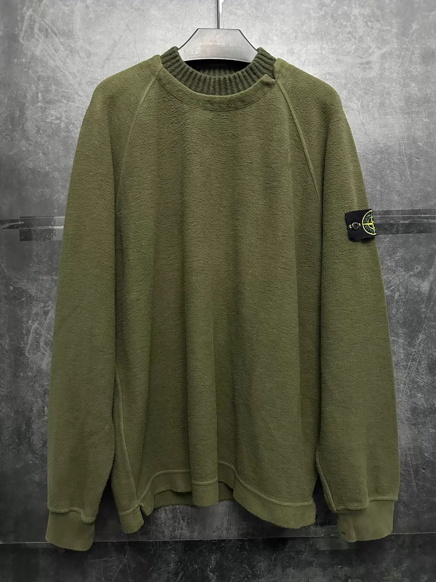 Stone Island Green Crew Neck Long Sleeve Sweatshirt Size US XL / EU 56 / 4 - 1 Thumbnail