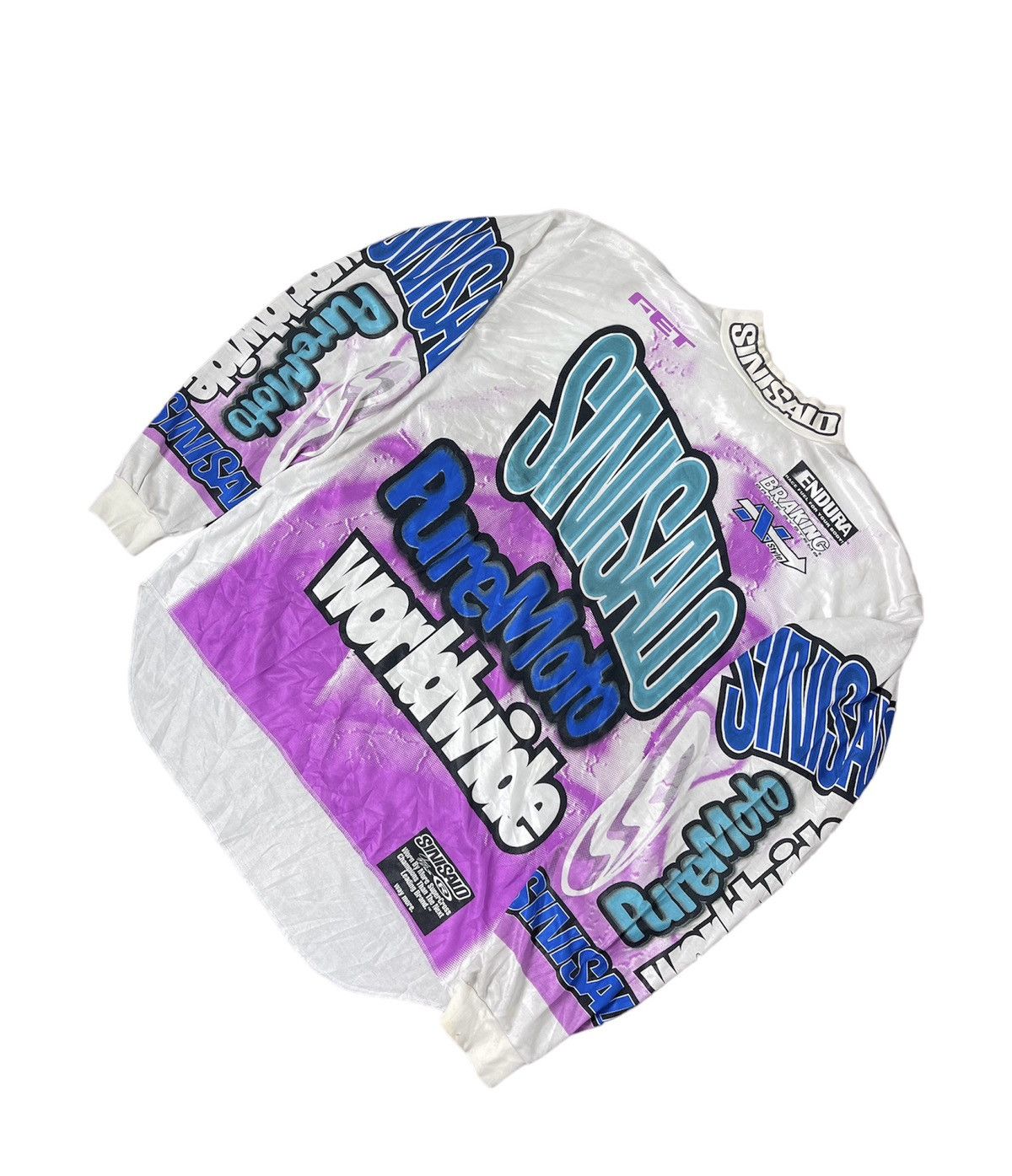 Formula 1 × Vintage Vintage 80’s OG Sinisalo Pure wordwide Racing Jersey Size US L / EU 52-54 / 3 - 1 Thumbnail