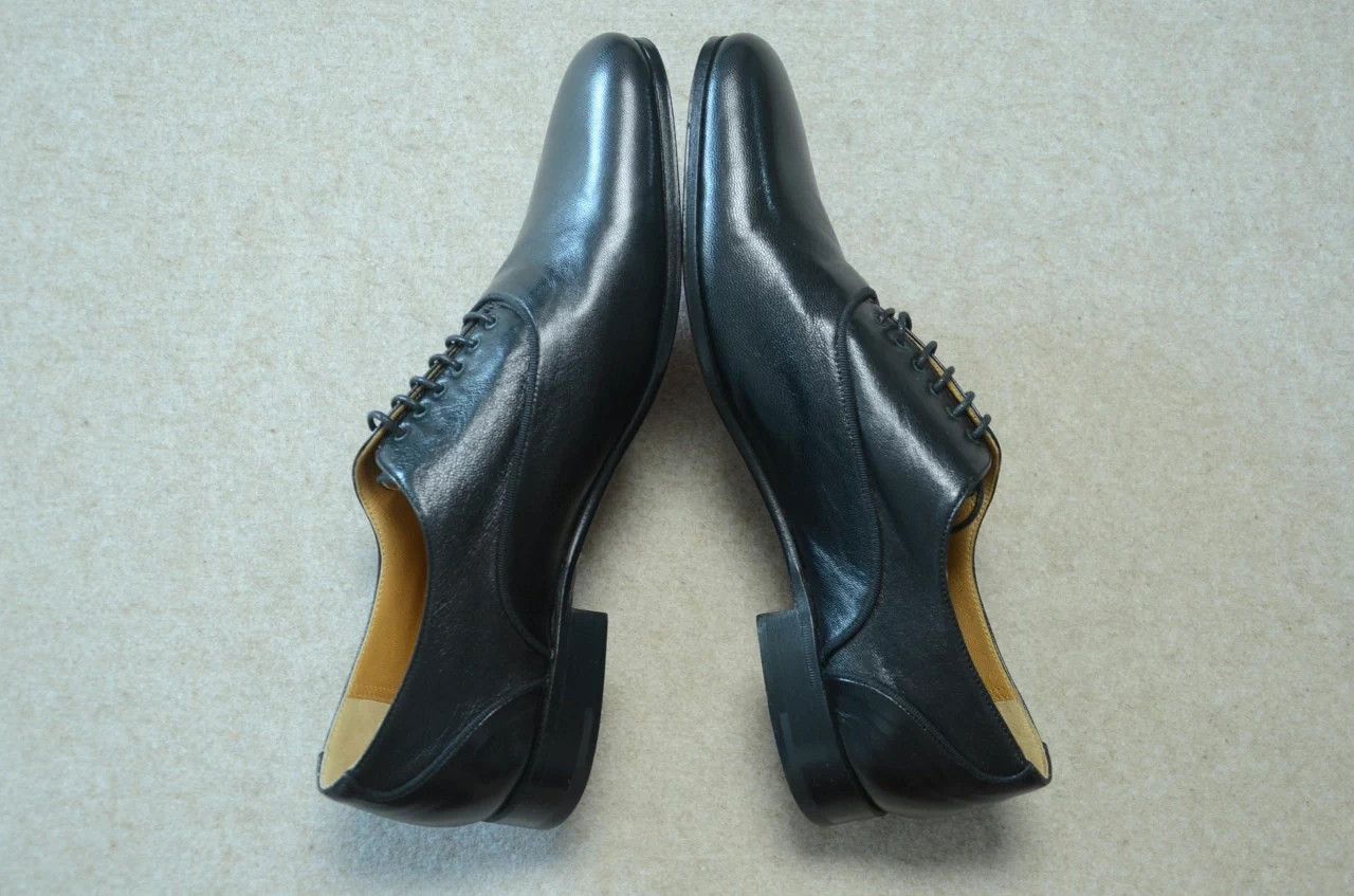 Hermes Hermes Black Leather Sole Derby Shoes 41 EU Size US 8 / EU 41 - 6 Thumbnail