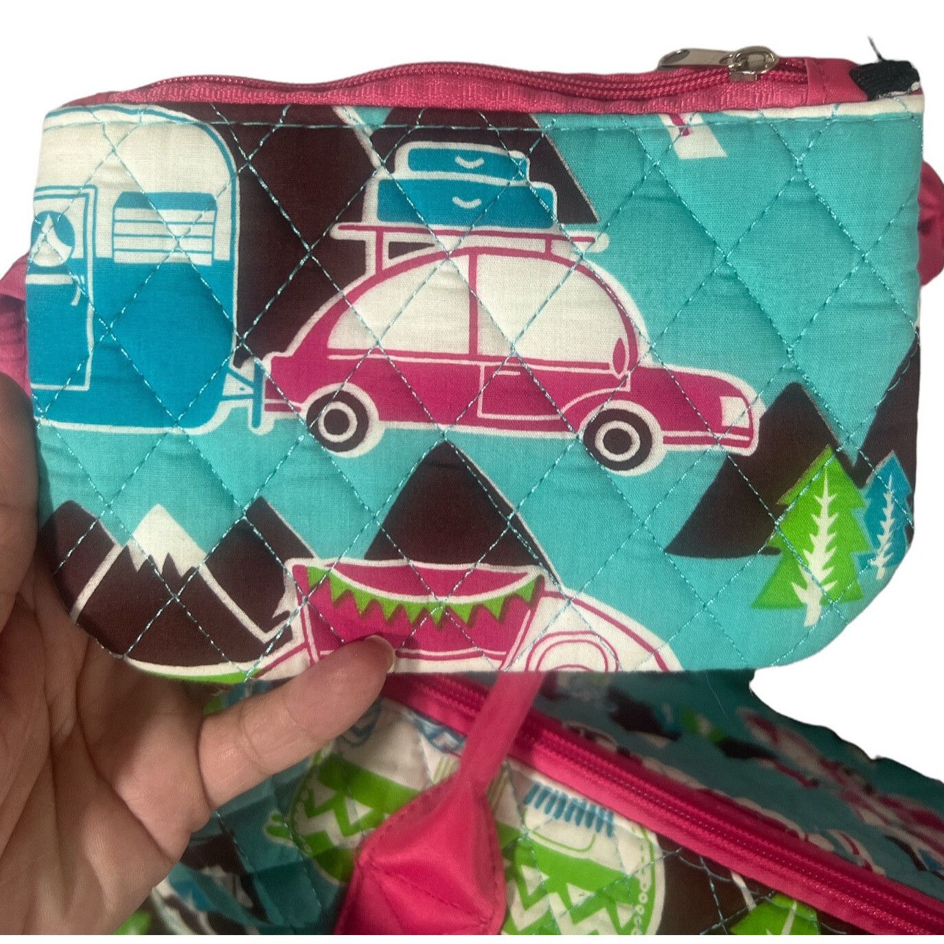 Other NGIL All Purpose Organizer Medium Utility Happy Camper Tote Size ONE SIZE - 3 Thumbnail