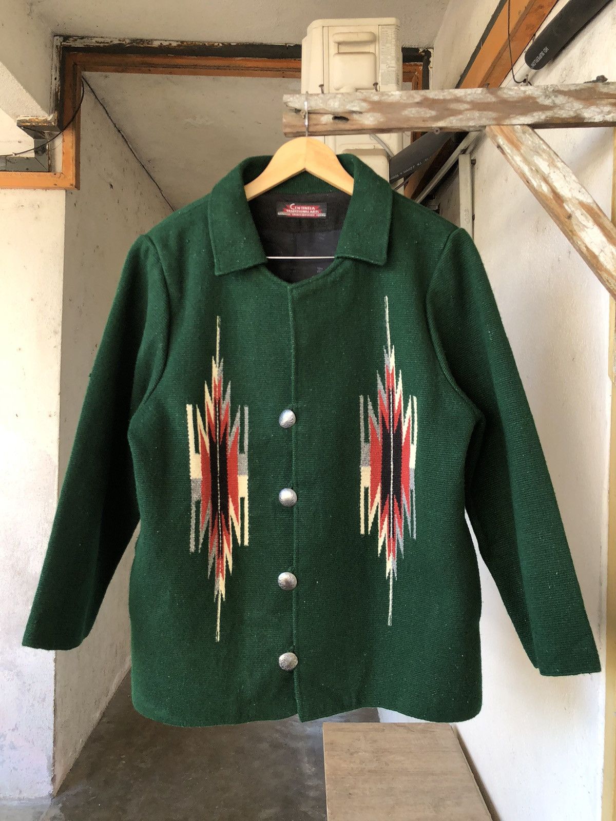 Rare Vintage Centinela Chimayo Hand Woven New Maxico Jacket
