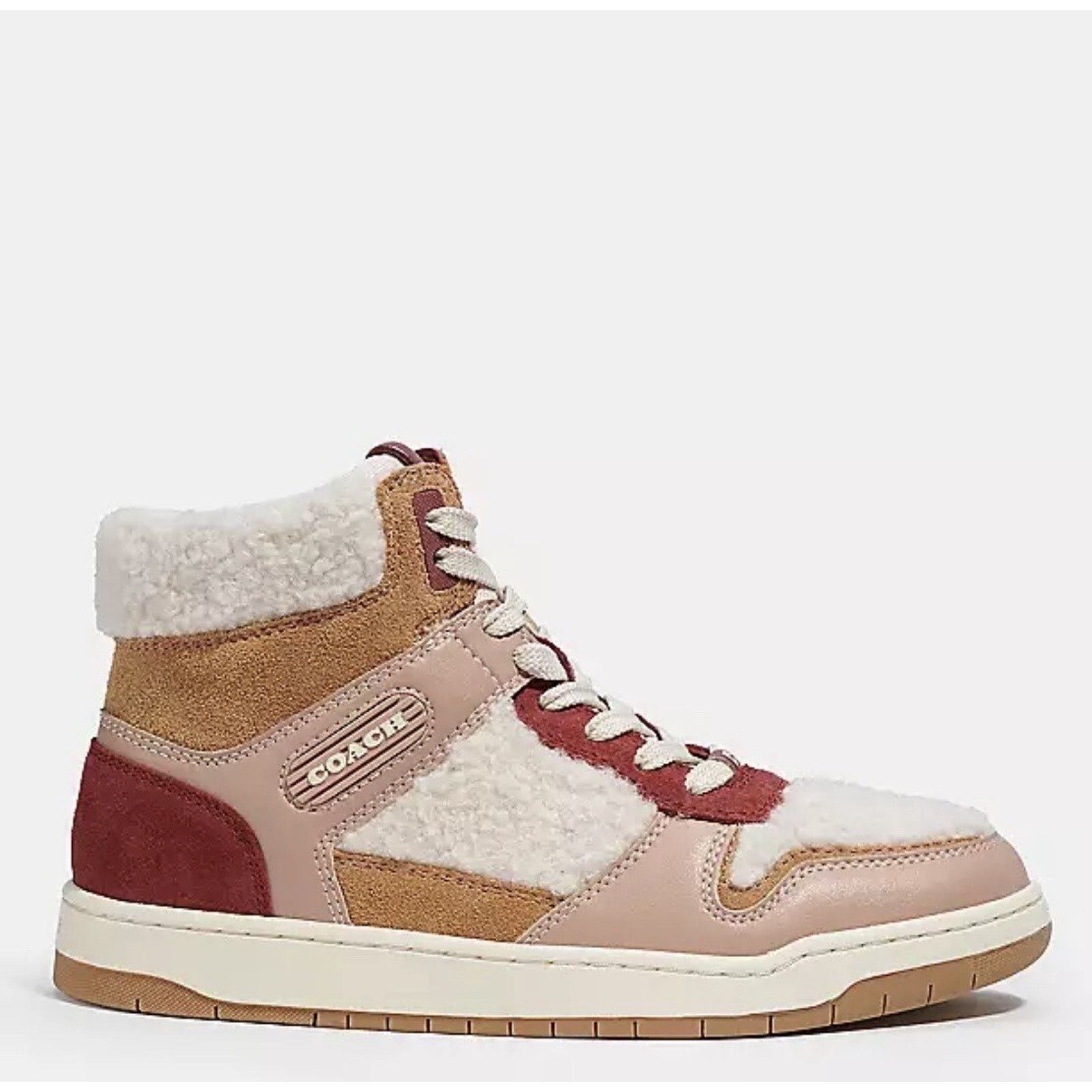 Coach Coach CE872 Hi Top Sherpa Sneakers Suede Women’s 10B Size US 10 / IT 40 - 2 Thumbnail