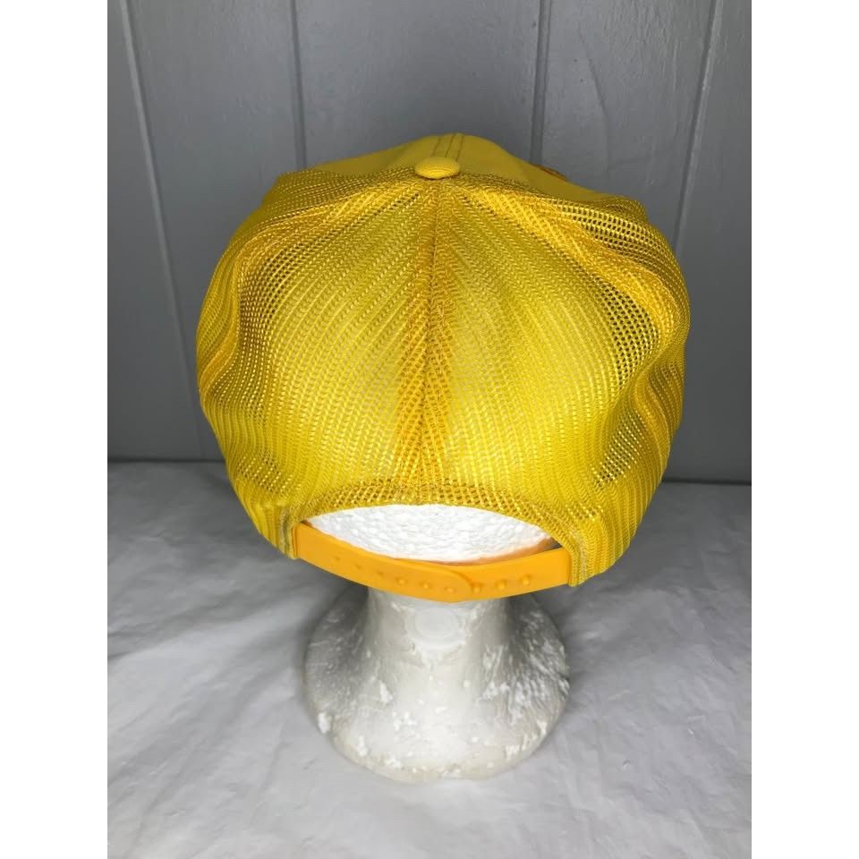 Vintage Vintage 80's trucker mesh Steel metal worker patch snapback Size ONE SIZE - 3 Thumbnail