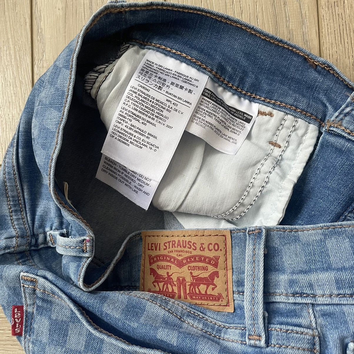 Levi's Levi's Check 710 Super Skinny Jeans Size 27" / US 4 / IT 40 - 8 Thumbnail