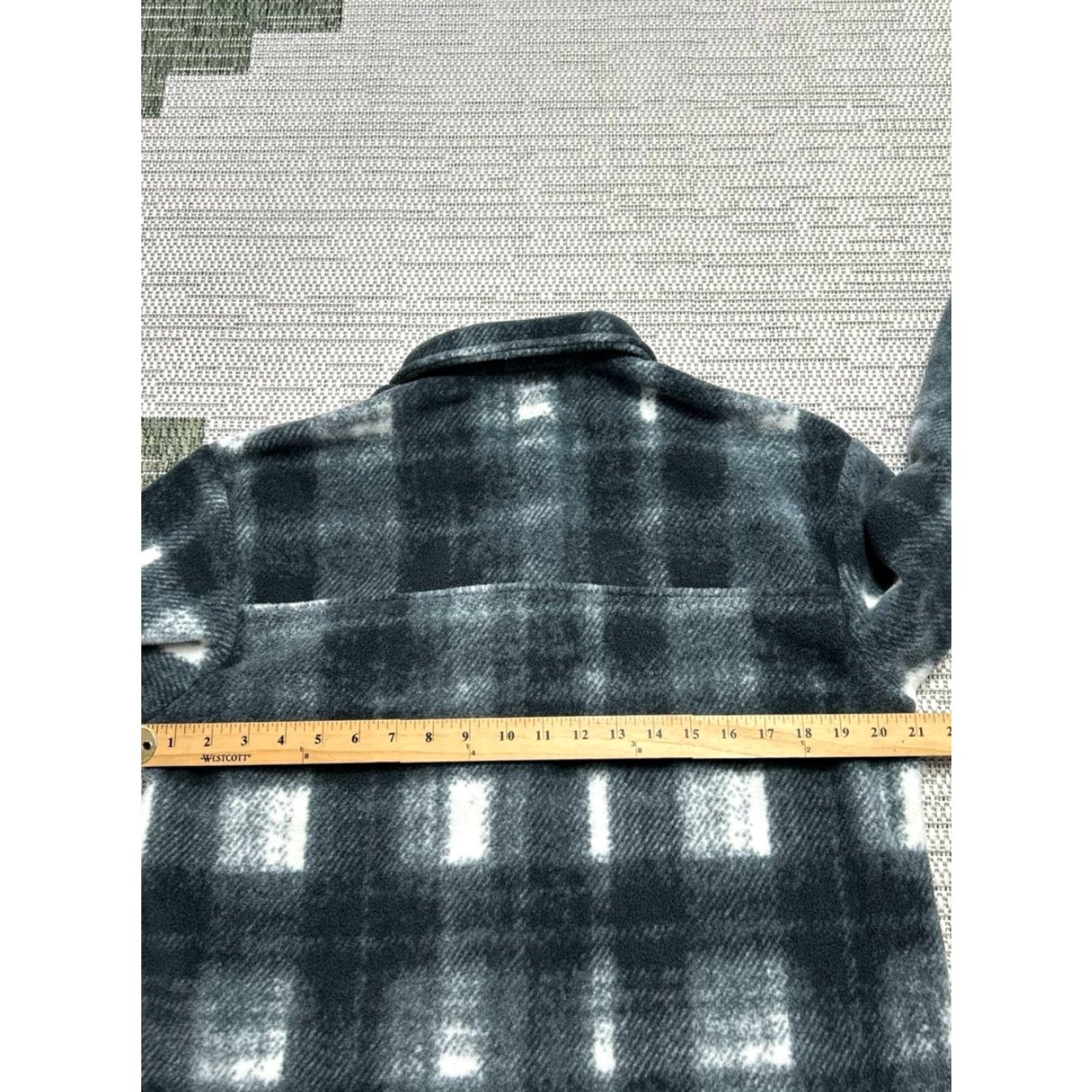 Vintage Columbia Benton Springs Shirt Jacket Mens M Blue Insulated Flannel Parka Casual Plaid Fall Winter Button-Front Microfleece? Size US M / EU 48-50 / 2 - 5 Thumbnail