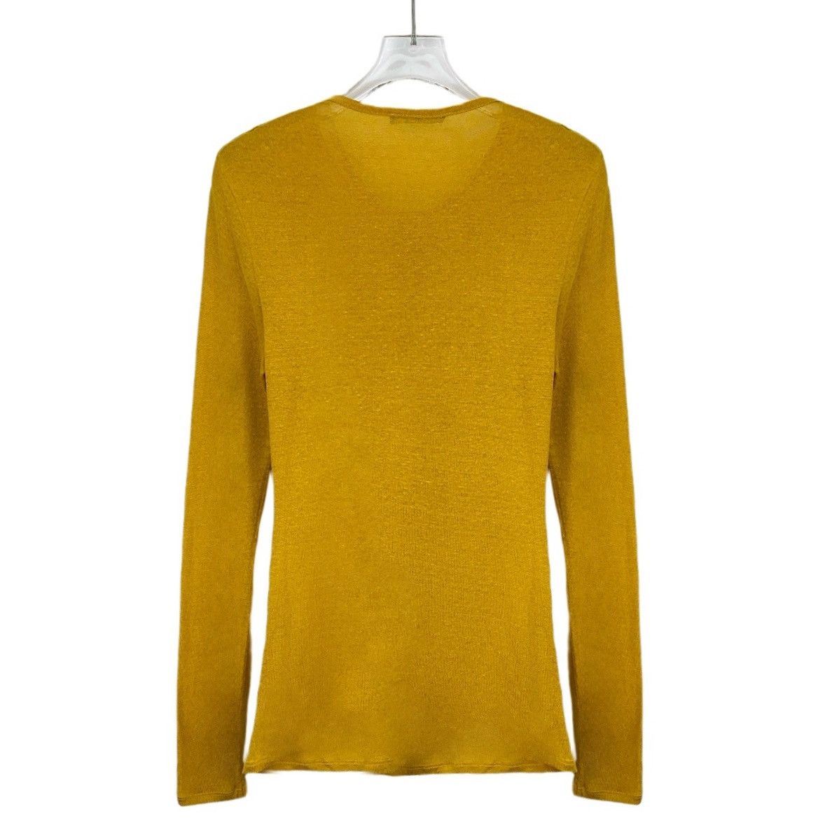 Balmain Balmain Yellow Wool Crew Neck Long Sleeve Knit Sweater K26WX Size XXS / US 00 / IT 34 - 2 Thumbnail