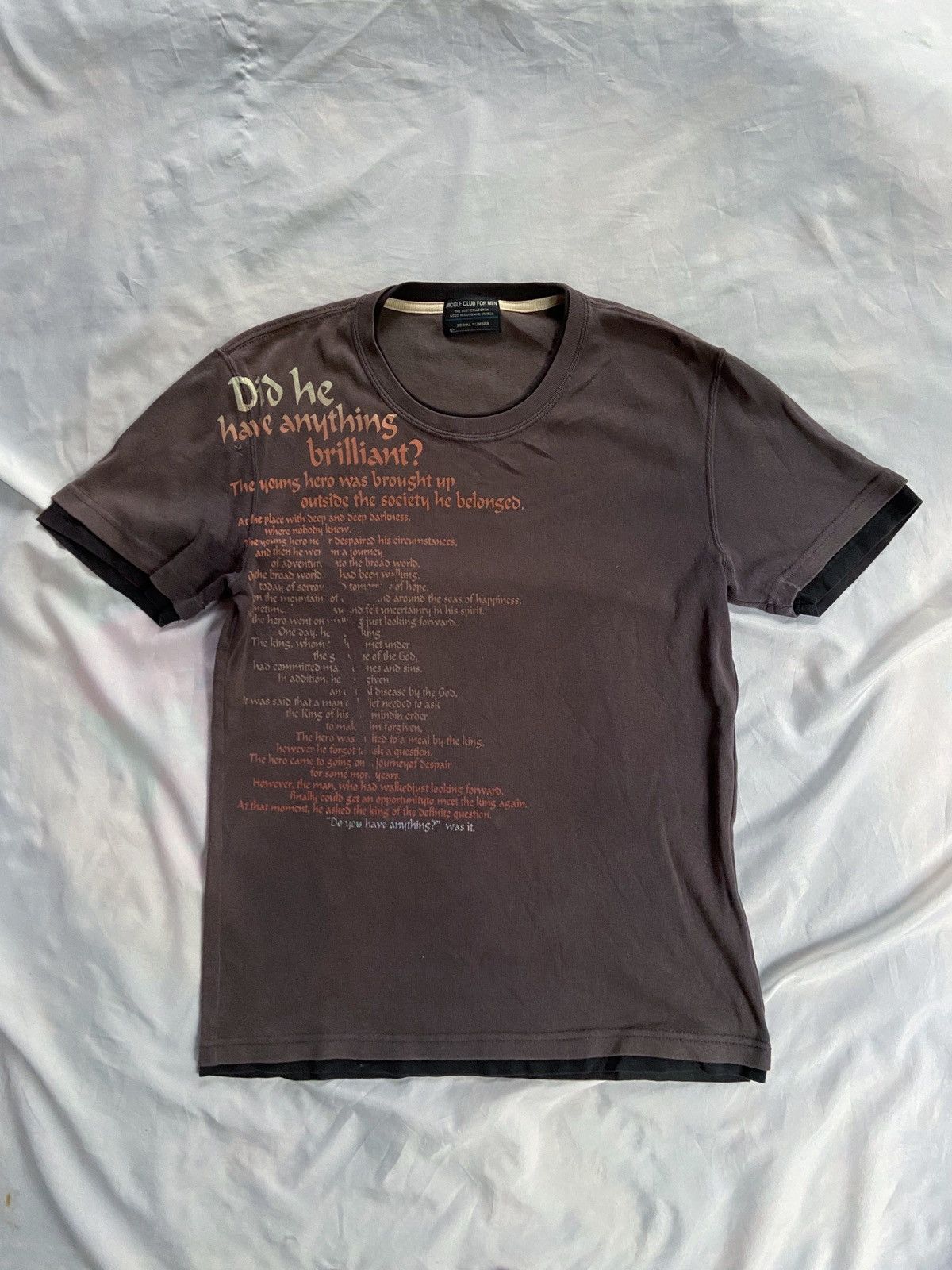 Nicole Club NICOLE CLUB FOR MEN POEM TEE Size US M / EU 48-50 / 2 - 1 Thumbnail