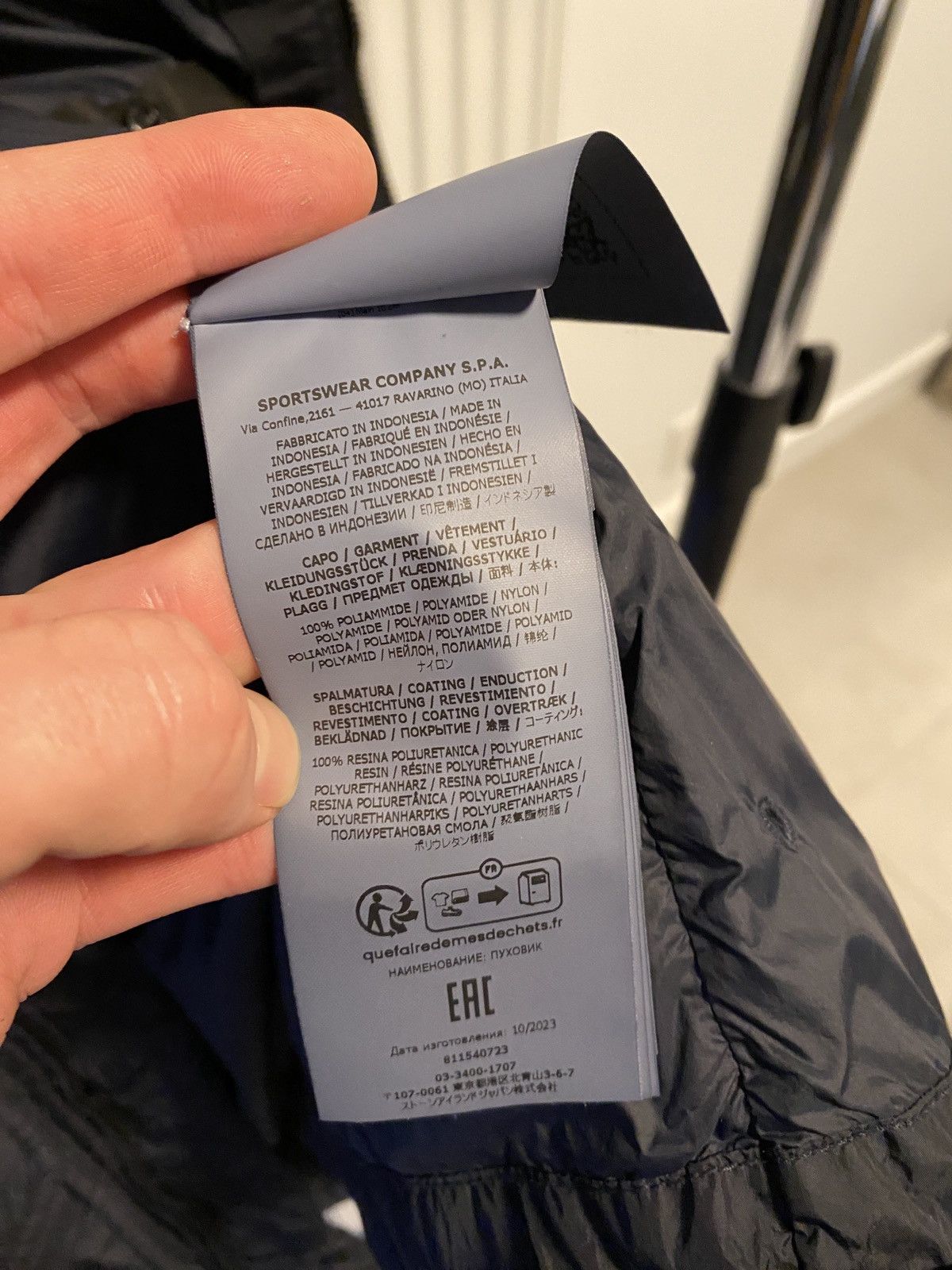 Stone Island new stone island garment dyed crinkle reps r-ny down jacket Size US L / EU 52-54 / 3 - 19 Thumbnail
