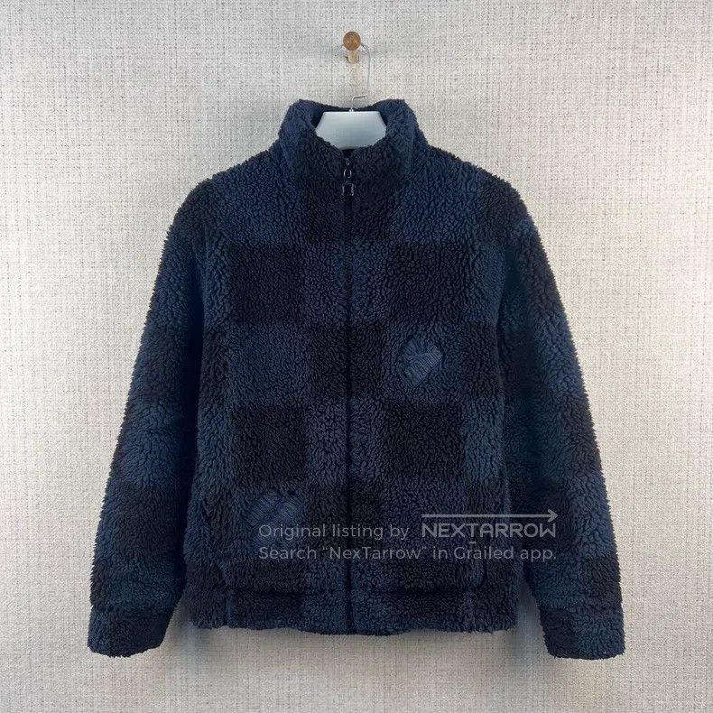Louis Vuitton Louis Vuitton SS22 Co-branded checkerboard lambswool zip-u Size US M / EU 48-50 / 2 - 1 Thumbnail