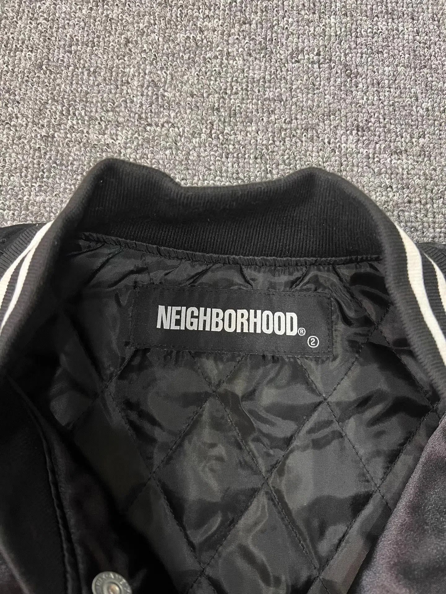 Billionaire Boys Club Black Varsity Bomber Jacket with Graphic Details. Size US S / EU 44-46 / 1 - 4 Thumbnail