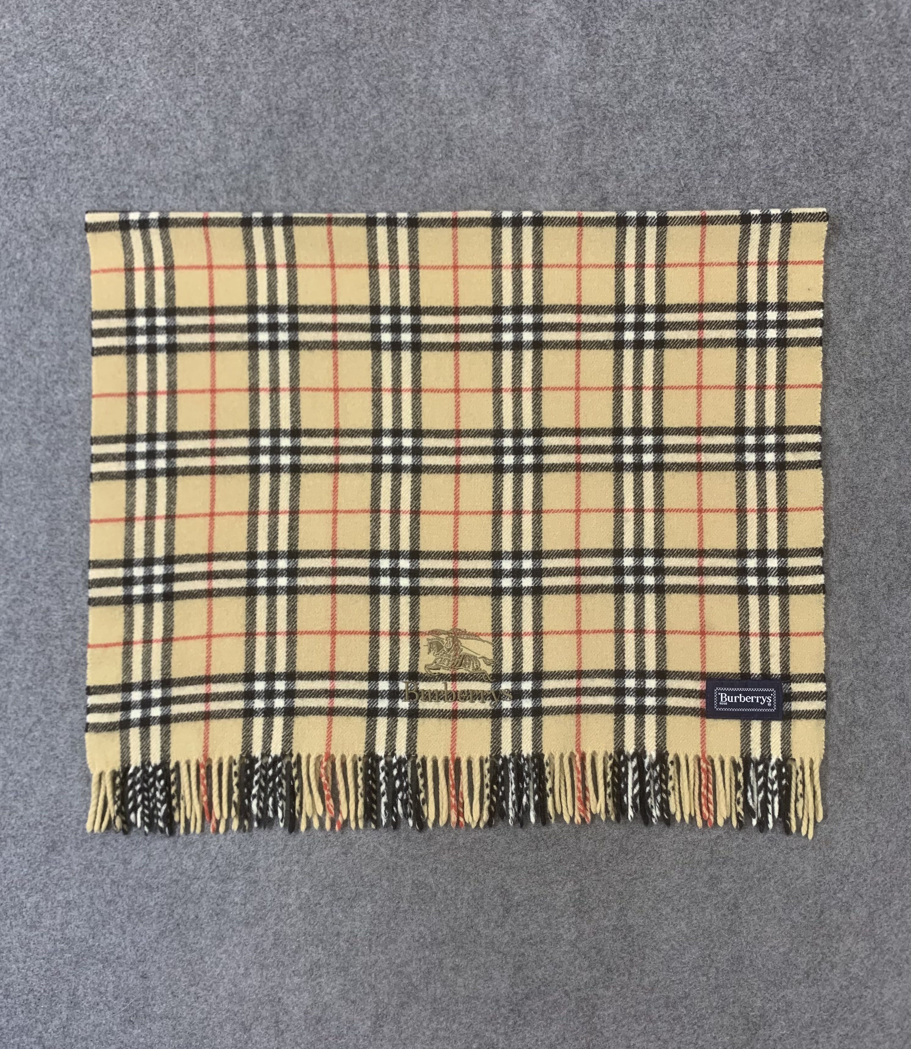 Burberry Burberry Scarf Wool Muffler Neck Wrap BL9286 Size ONE SIZE - 2 Thumbnail