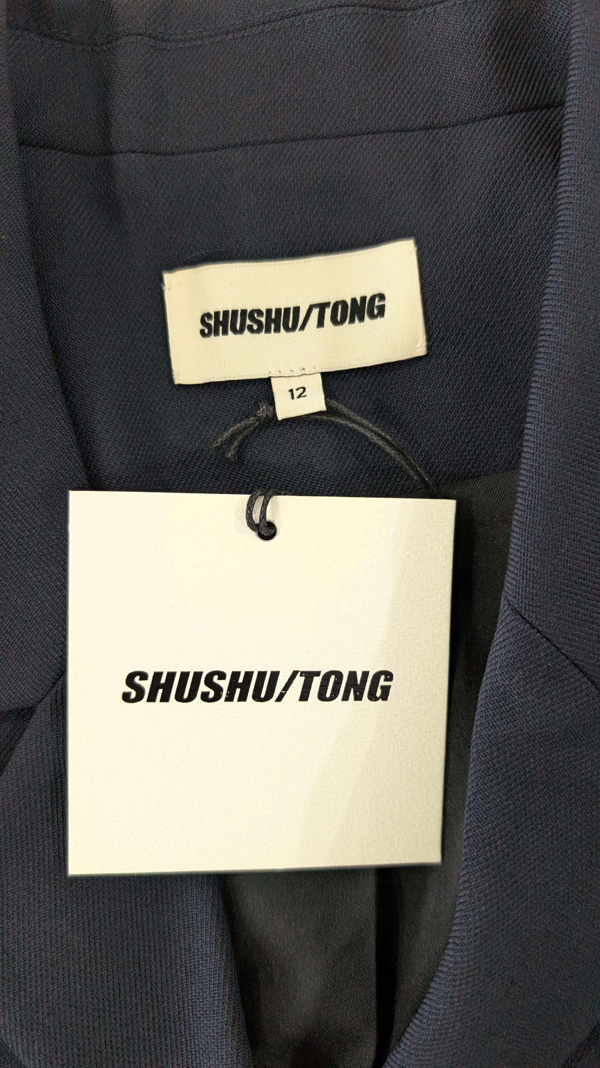 Shushu/Tong SHUSHU/TONG Cropped Puff Sleeve Blazer Size L Size L / US 10 / IT 46 - 5 Thumbnail
