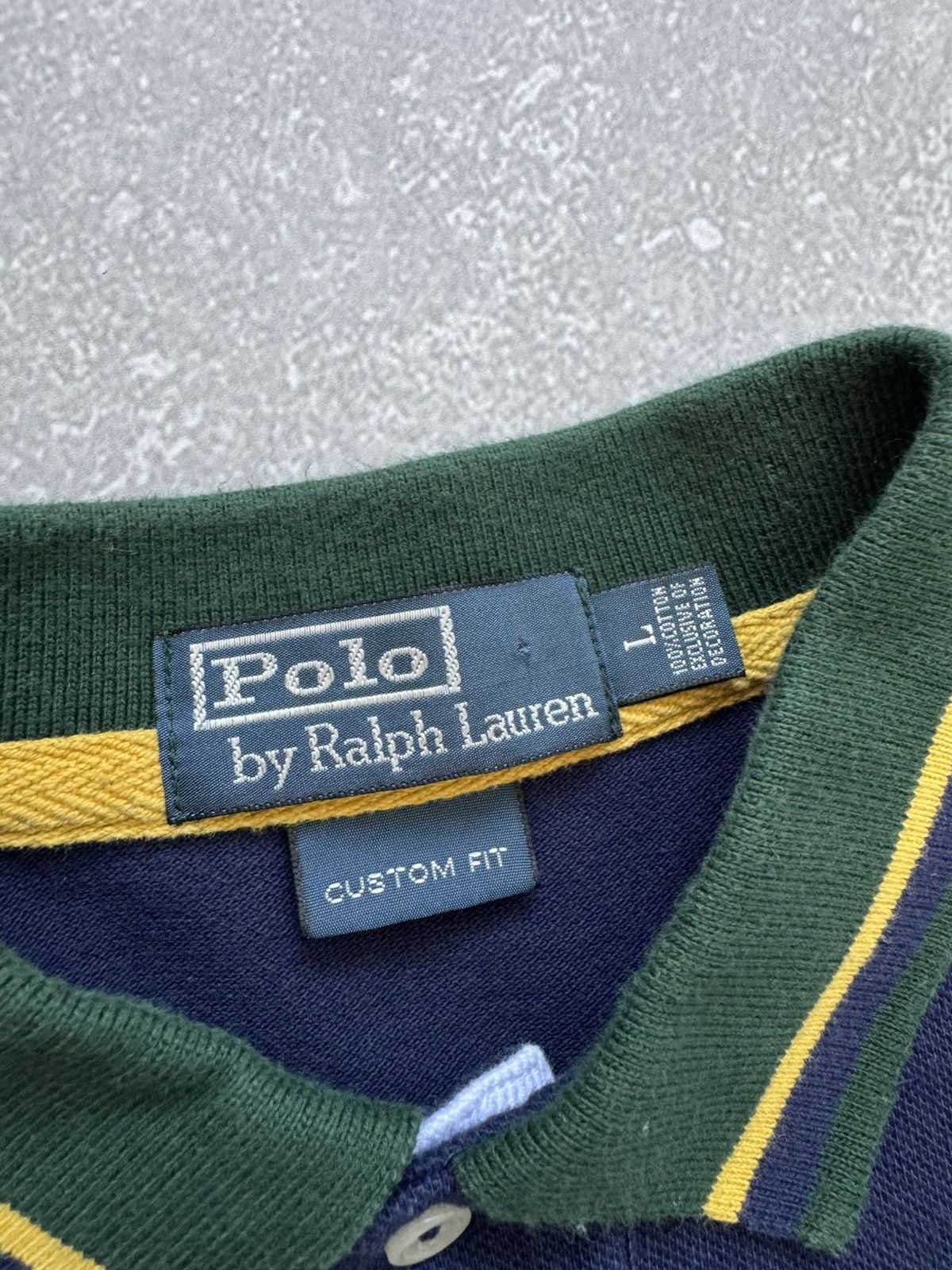 Polo Ralph Lauren Vintage Polo Ralph Lauren Big Pony Rugby Polos Shirt Navy Size US L / EU 52-54 / 3 - 9 Thumbnail
