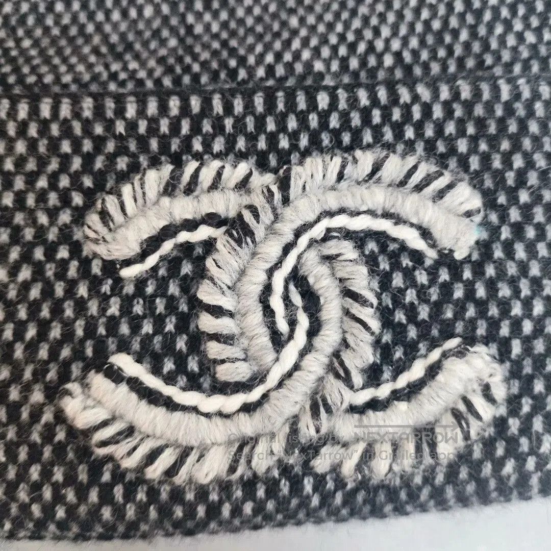 Chanel Chanel Double C Black Hat. Size ONE SIZE - 3 Thumbnail