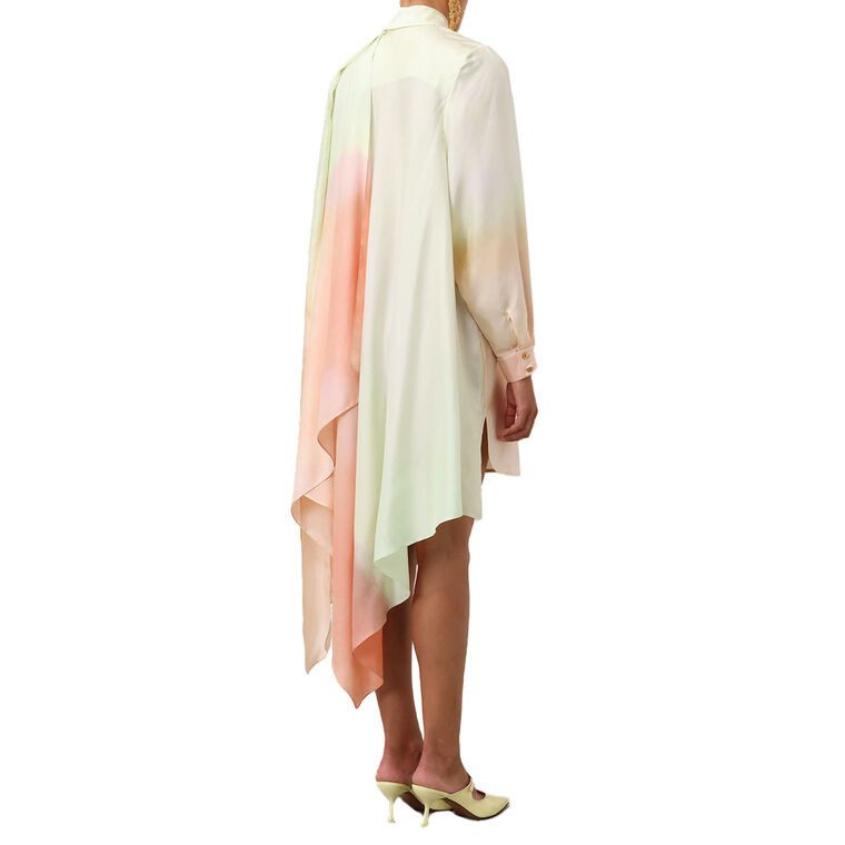 Zimmermann oc11z0525 Scarf Shirt Mini Dress in Multicolor Size L / US 10 / IT 46 - 3 Thumbnail