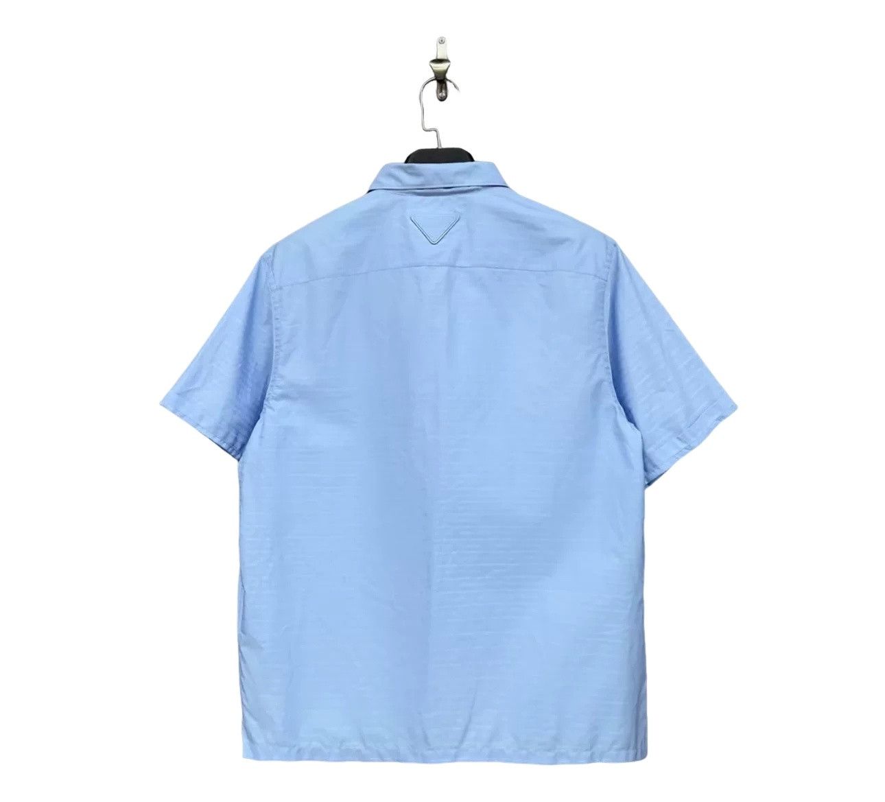 Prada Prada Logo Monogram Short Sleeve Shirt Size L Size US L / EU 52-54 / 3 - 1 Thumbnail
