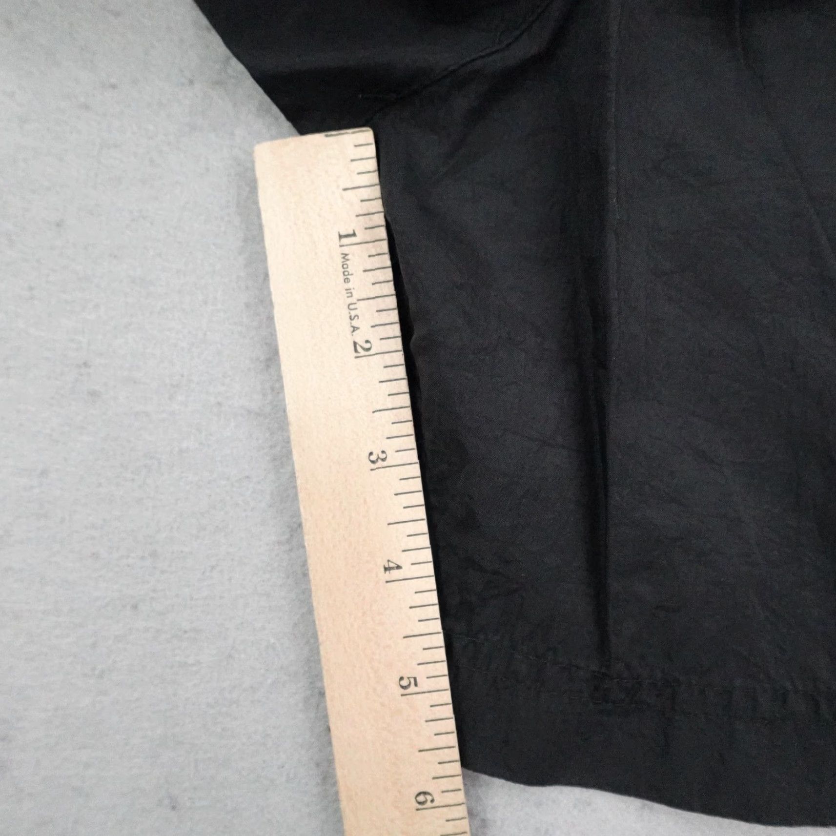 Nike VINTAGE Nike Shorts Womens L Black Windbreaker Athletic Workout Gym Running Size 36" / US 14 / IT 50 - 6 Thumbnail