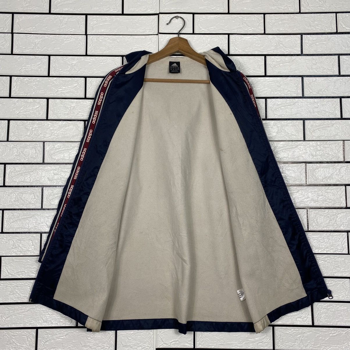 Adidas 📌Vintage Coach Long Jacket Adidas Big Logo Blanket Size US L / EU 52-54 / 3 - 15 Thumbnail