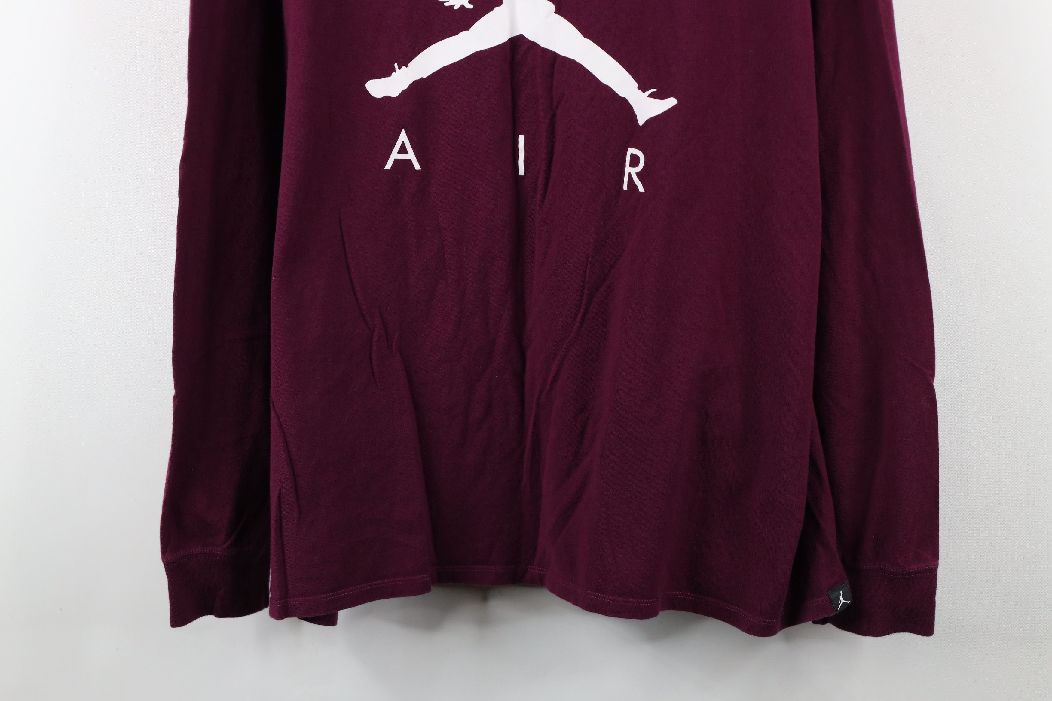 Nike × Vintage Nike Air Jordan Out Air Big Jumpman Logo Long Sleeve T-Shirt Size US XXL / EU 58 / 5 - 3 Thumbnail