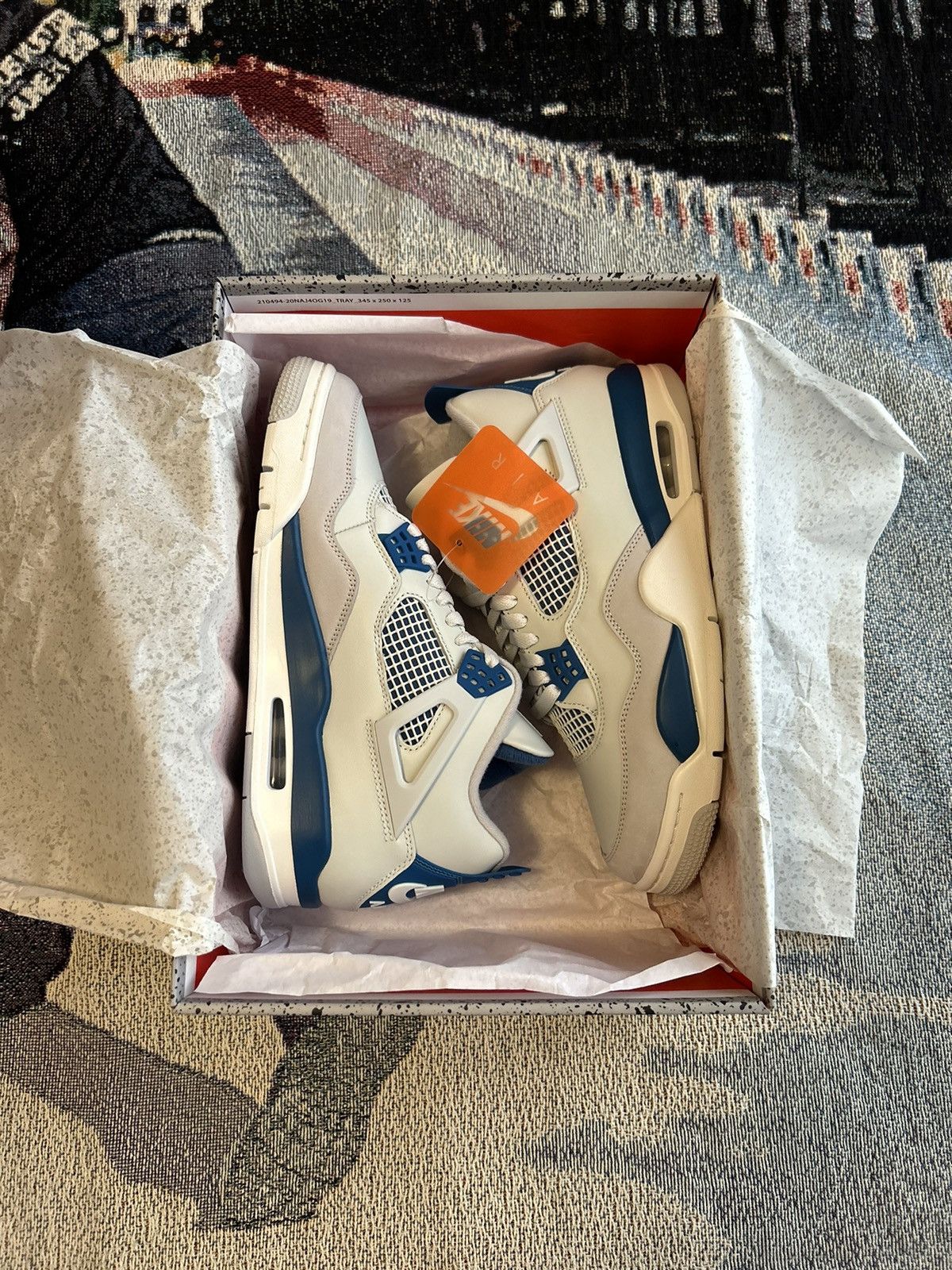Nike Jordan 4 Military Blue Size US 8.5 / EU 41-42 - 1 Thumbnail