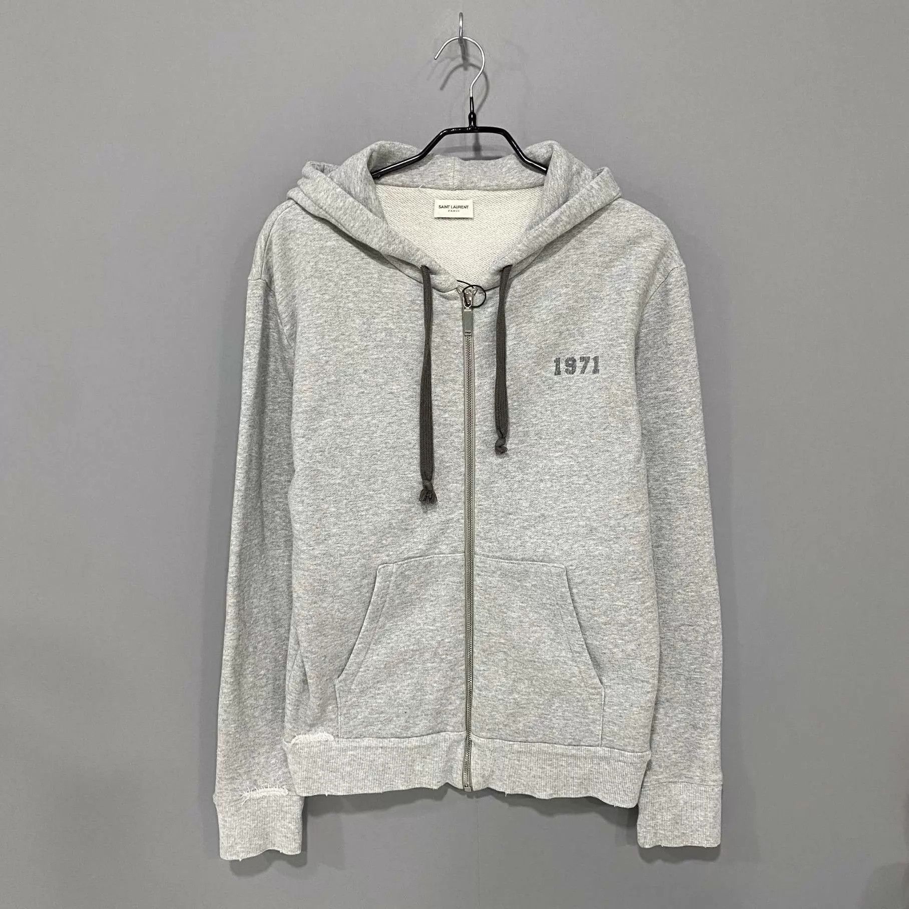Saint Laurent Paris Saint Laurent Paris Men's Hooded Zip-Up Jacket 99 New Size M Size US M / EU 48-50 / 2 - 1 Thumbnail