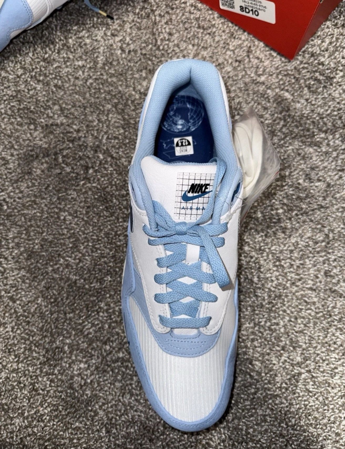 Nike Nike Air Max 1 Premium Blueprint, Size 12.5 Size US 12.5 / EU 45-46 - 4 Thumbnail