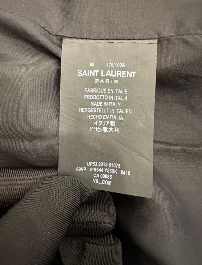 Saint Laurent Paris × Yves Saint Laurent Saint Laurent Landing Embroidered jacket 2412-Nextarrow Size US M / EU 48-50 / 2 - 6 Thumbnail
