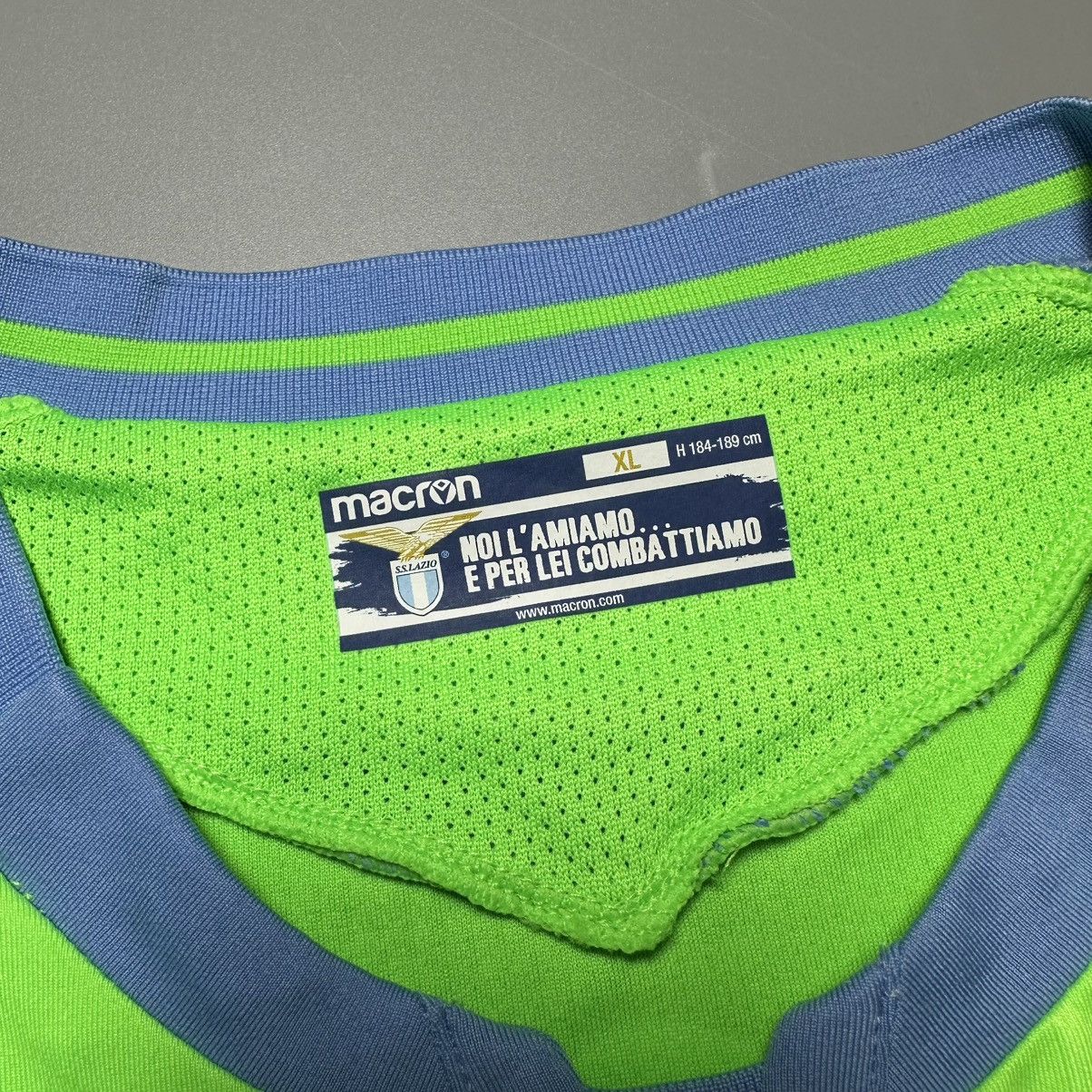 Macron LAZIO MACRON 2020/2021 FOOTBALL AWAY JERSEY #17 IMMOBILE Size US XL / EU 56 / 4 - 9 Thumbnail