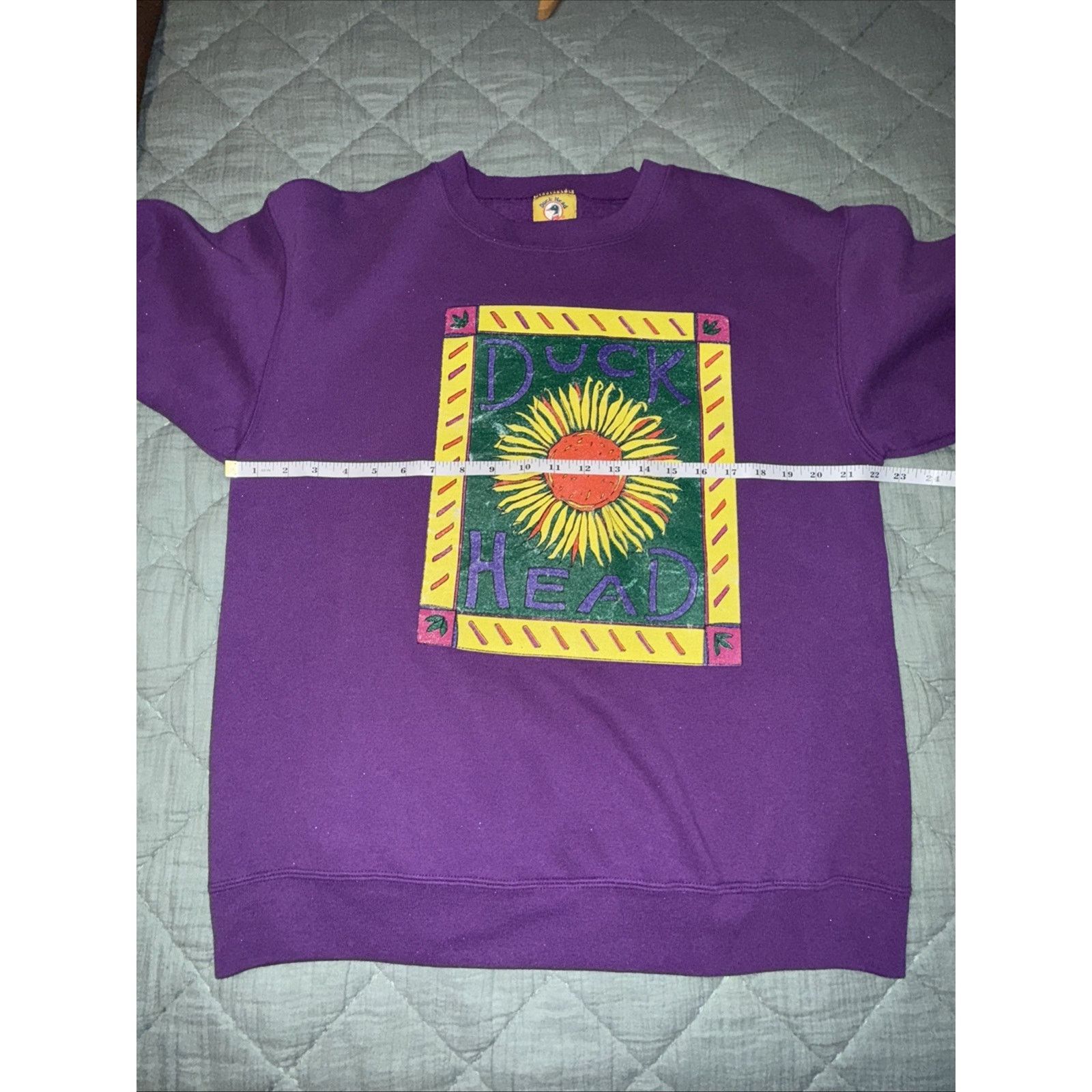 Duck Head Duck Head Unisex 90’s SunFlower Crewneck Sweatshirt Sz L Size US L / EU 52-54 / 3 - 8 Thumbnail