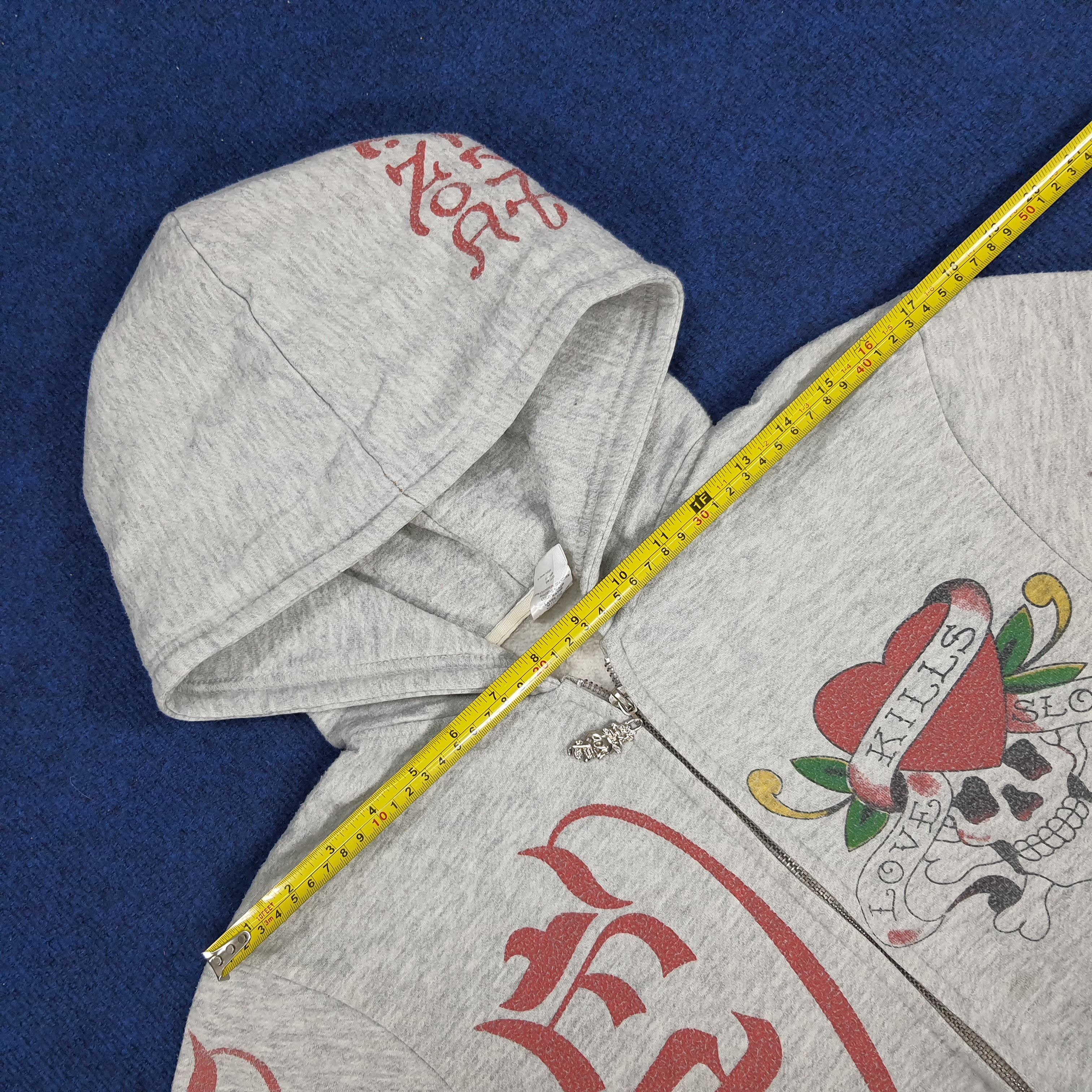 Christian Audigier × Ed Hardy × Vintage Vintage Ed Hardy by Christian Audigier Designer Hoodie Size US M / EU 48-50 / 2 - 11 Thumbnail