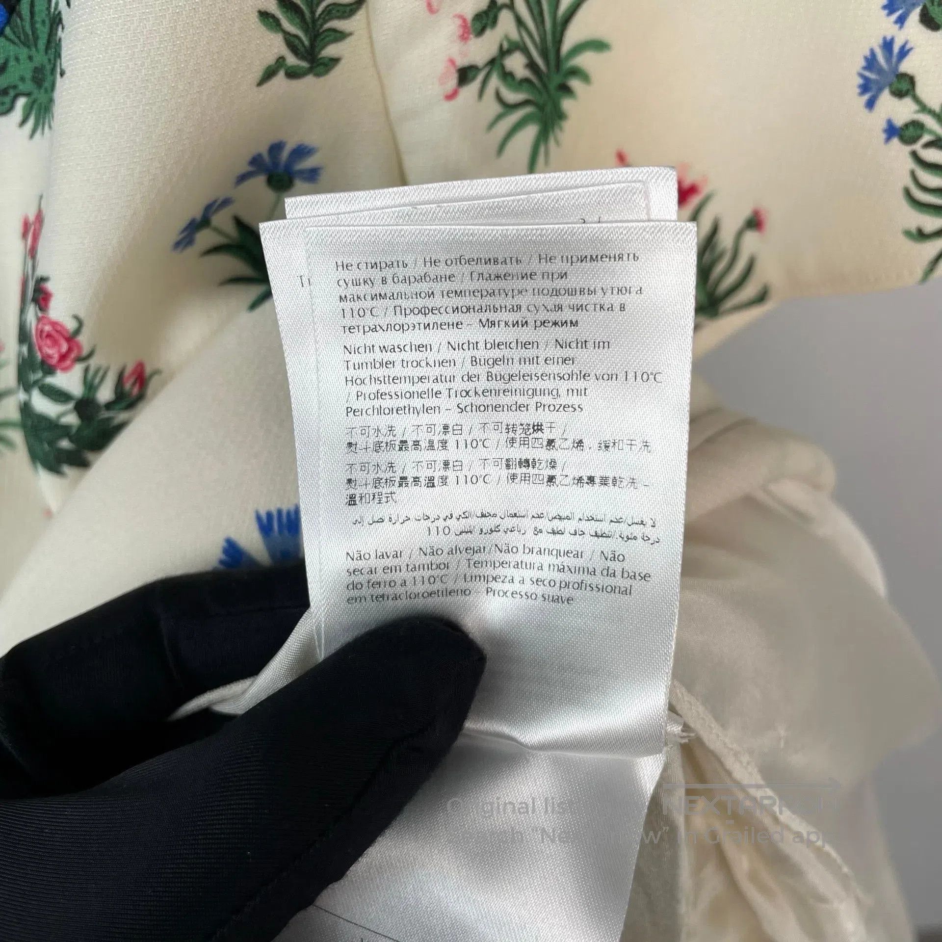 Valentino Valentino Flower Print Dress| Size M / US 6-8 / IT 42-44 - 8 Thumbnail