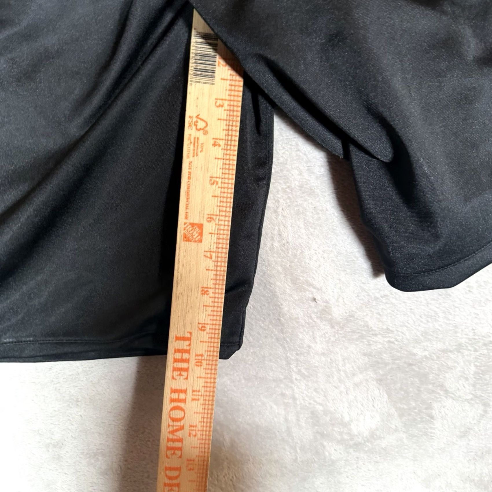 Nike VINTAGE Nike Basketball Shorts Mens XL Black Satin Lined Pockets Drawstring 90s Retro Logo Sports Size US 36 / EU 52 - 7 Thumbnail