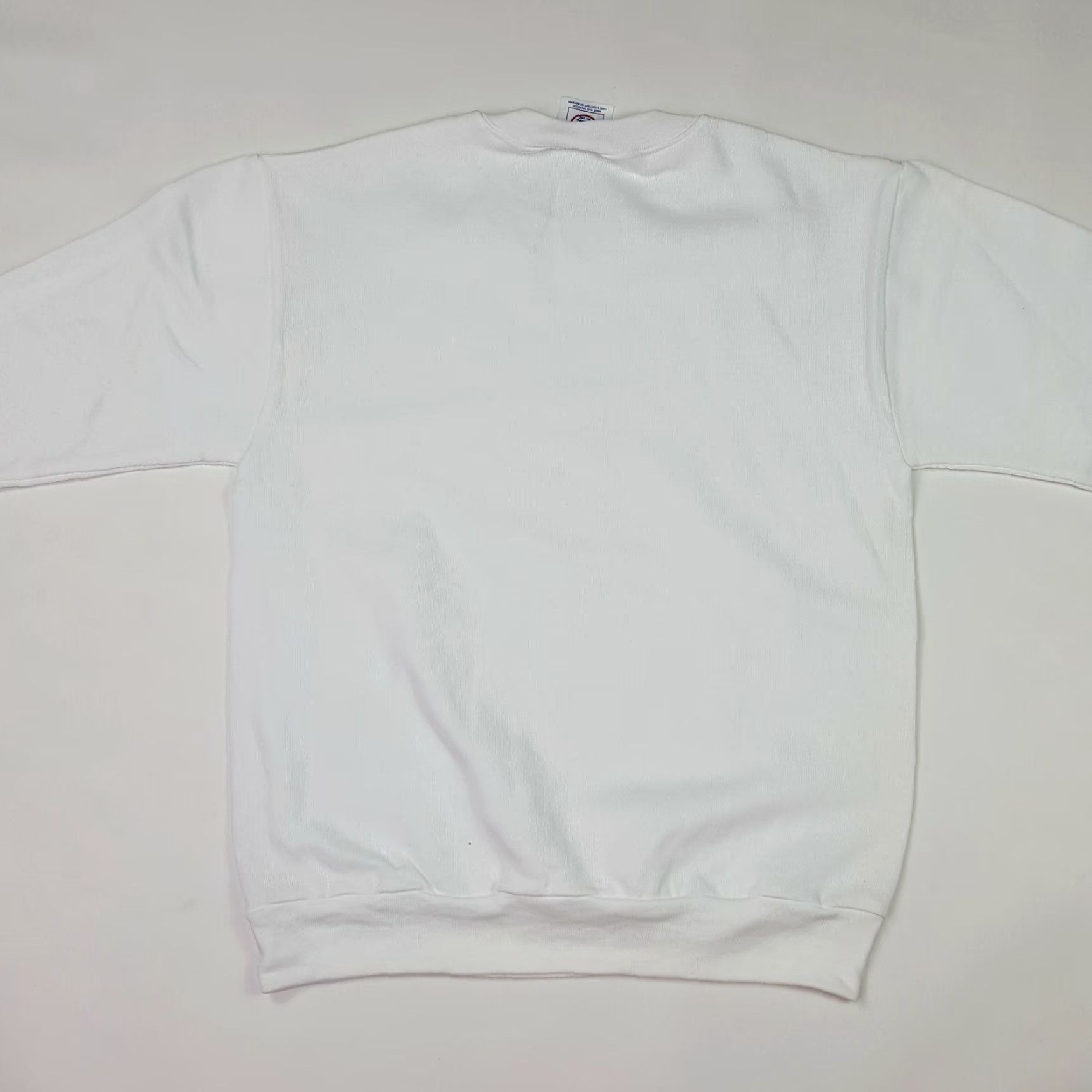 Delta VINTAGE Delta Sweatshirt White Men's M Crewneck Pullover Sweatshirt 90s College University Y2K Graphic Print All Seasons Size US M / EU 48-50 / 2 - 5 Thumbnail