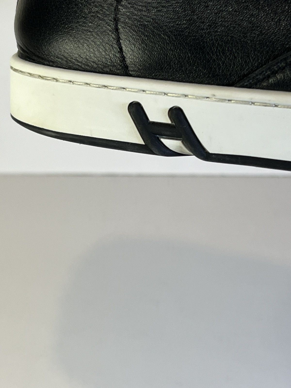 Hermes Hermès Kiddy slip-on sneaker calfskin leather designer luxur Size US 12 / EU 45 - 10 Thumbnail