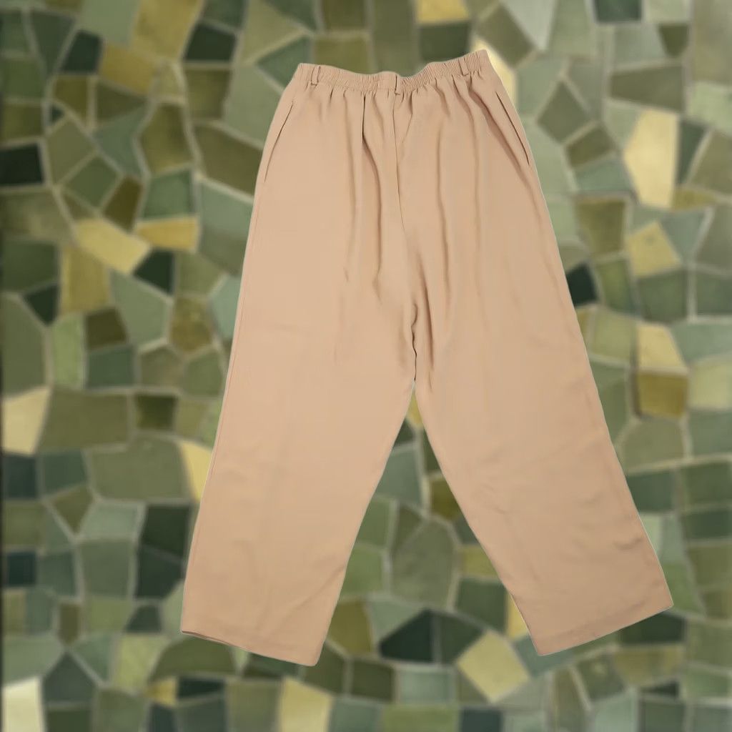 Vintage VINTAGE Koret pants L tan camel high rise straight leg trouser 90s Size 36" / US 14 / IT 50 - 1 Thumbnail