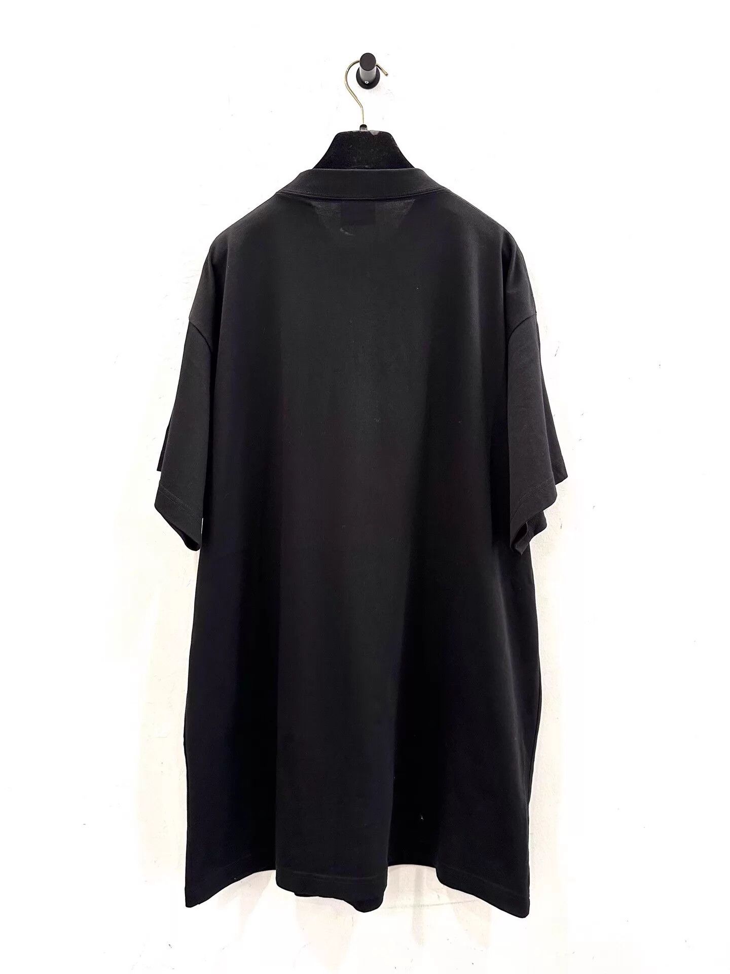 Balenciaga Balenciaga crystal Paris logo men's black s/s tee L Size US L / EU 52-54 / 3 - 3 Thumbnail