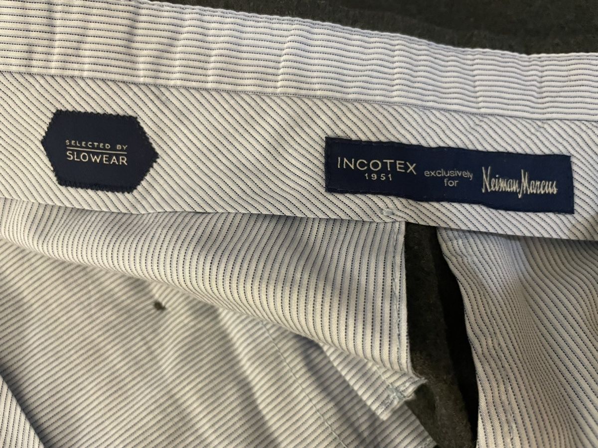 Incotex Super 130's Wool Flannel Flat Front Trouser Size US 40 / EU 56 - 7 Thumbnail