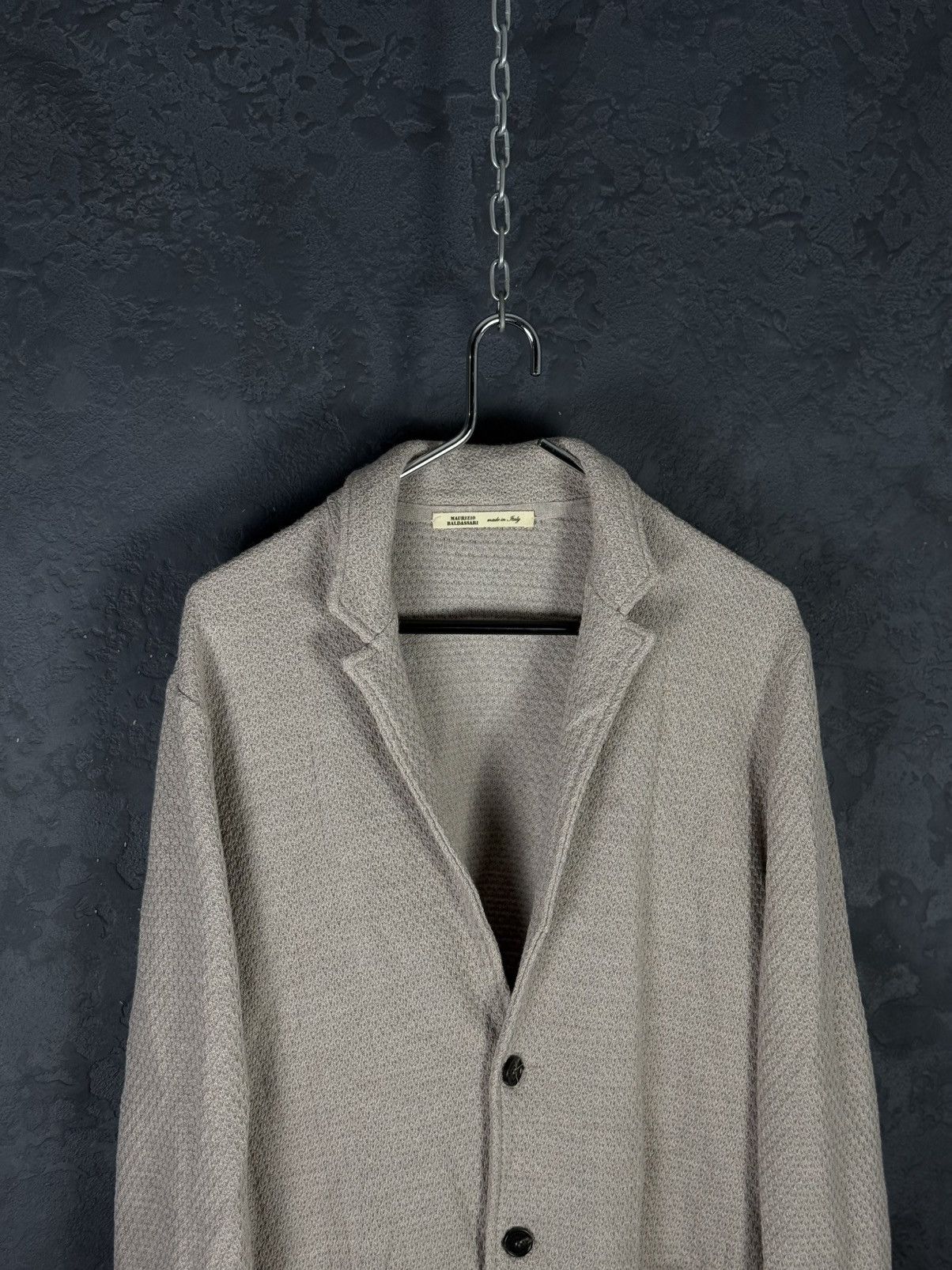 Maurizio Baldassari Maurizio Baldassari Brera Knit Wool Cardigan Sweater Blazer Size US M / EU 48-50 / 2 - 2 Thumbnail