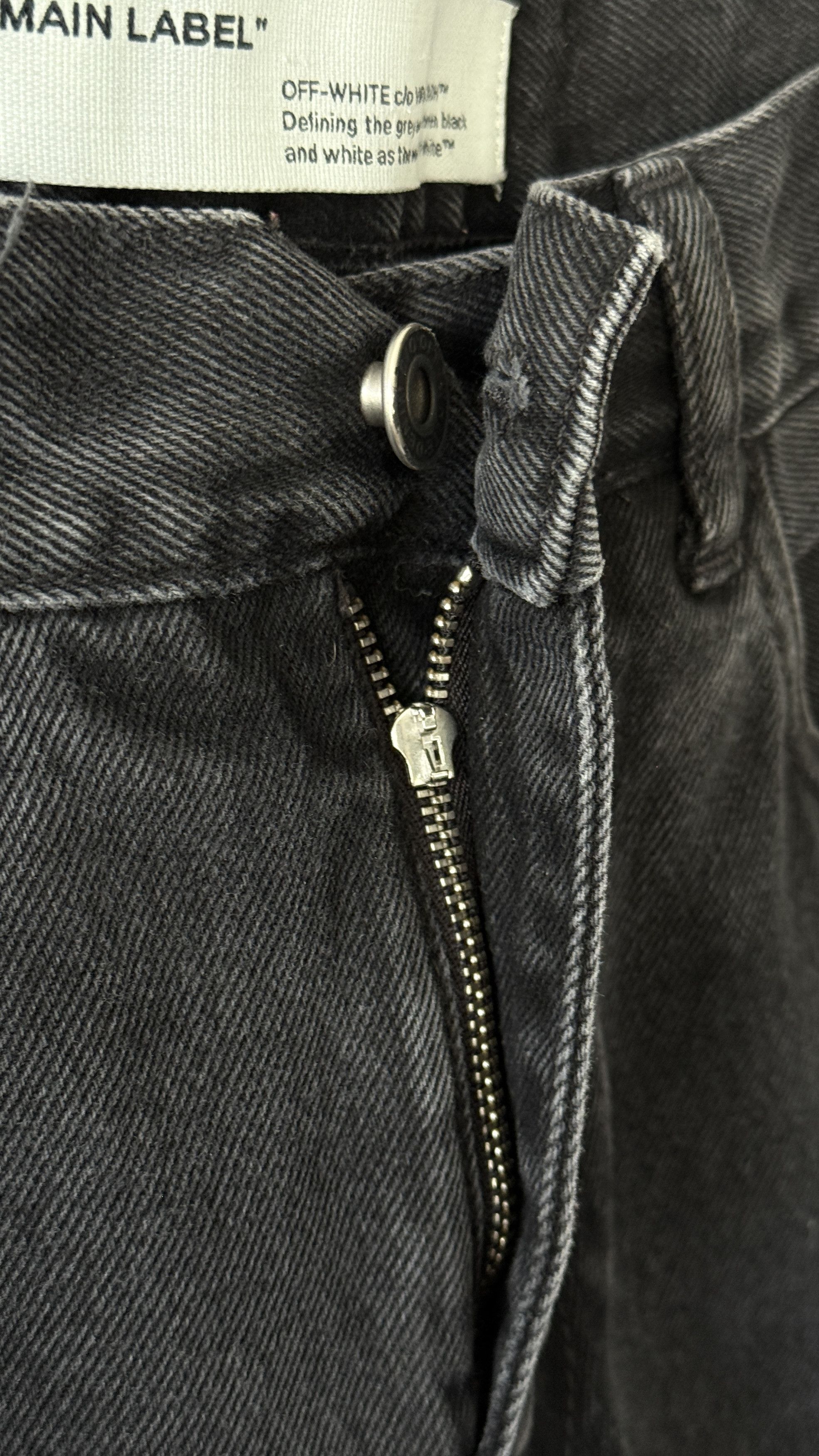 Off-White Denim Jeans Drawstring Size US 34 / EU 50 - 3 Thumbnail