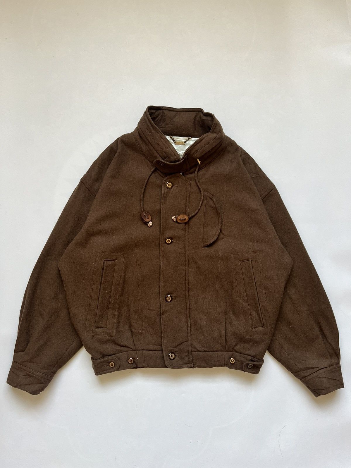 Bill Blass Bill Blass Wool Hair Bomber Jacket Size US L / EU 52-54 / 3 - 1 Thumbnail