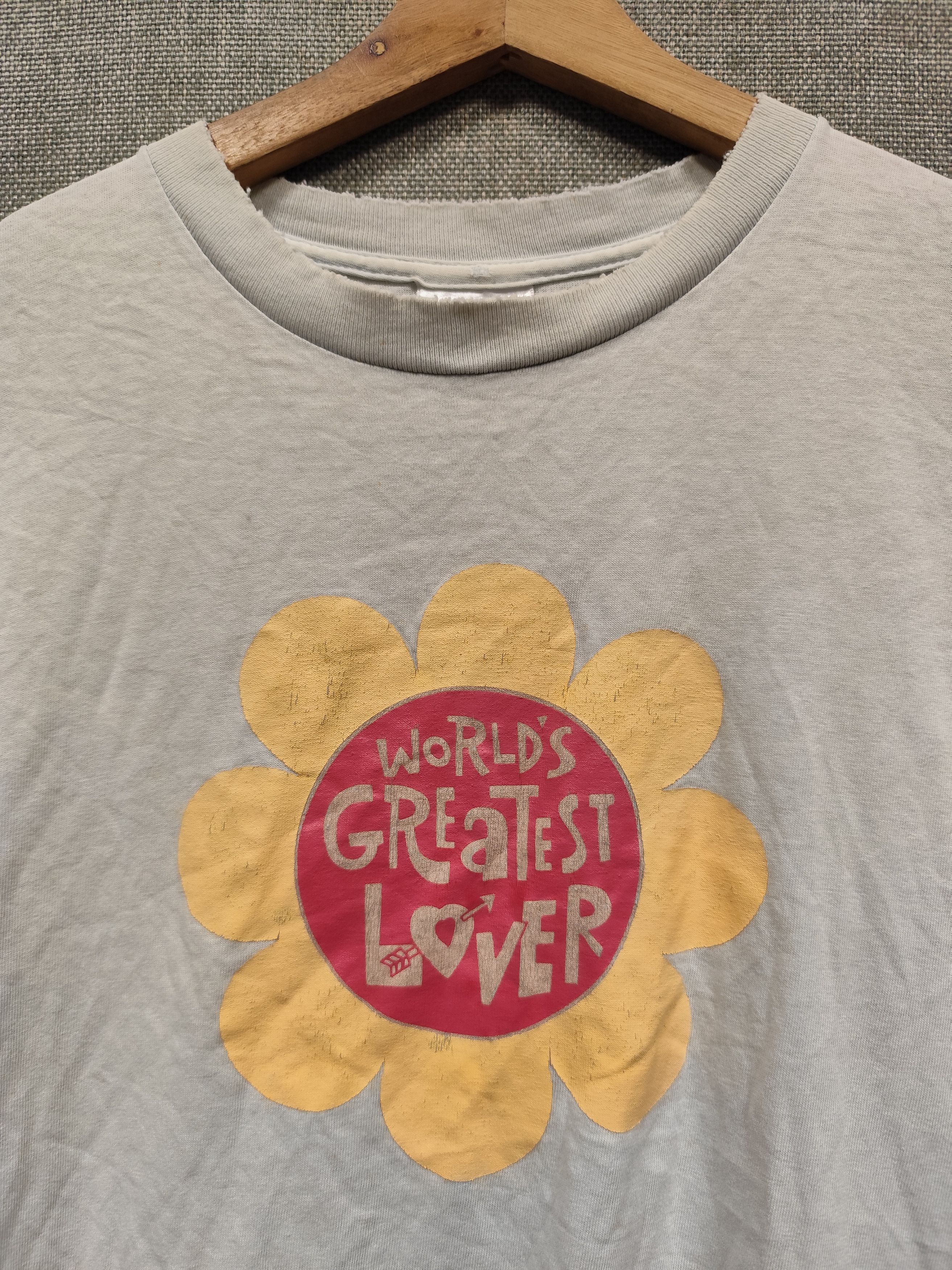 Band Tees × Vintage vintage t shirt the world's greatest lover Size US M / EU 48-50 / 2 - 2 Thumbnail