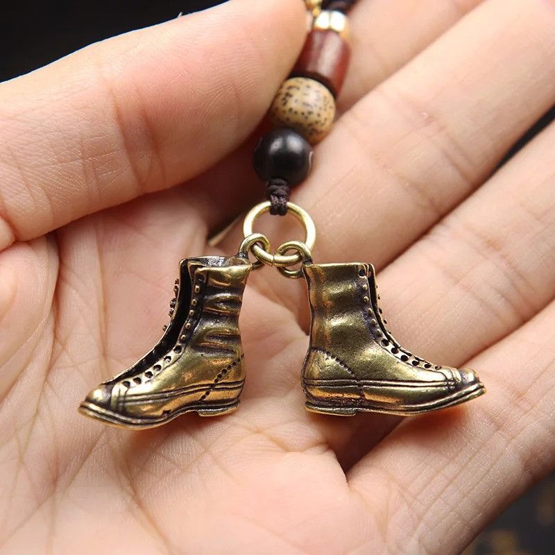 Other Boots Keyring Car Keychain Brass Holder Hanging Charms Size ONE SIZE - 3 Thumbnail
