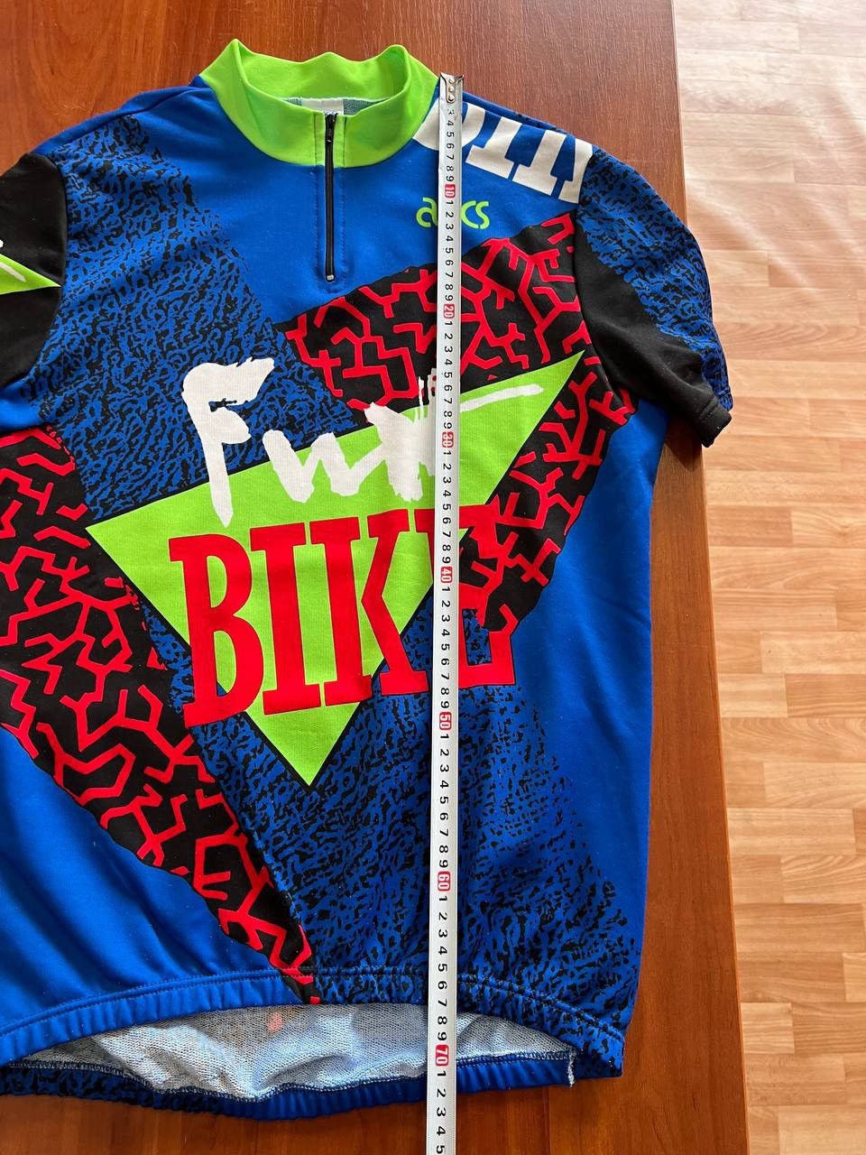 Asics 1980 RARE ASICS “FUN BIKE” CYCLING JERSEY SHIRT DESIGN SZ XL Size US XL / EU 56 / 4 - 20 Thumbnail