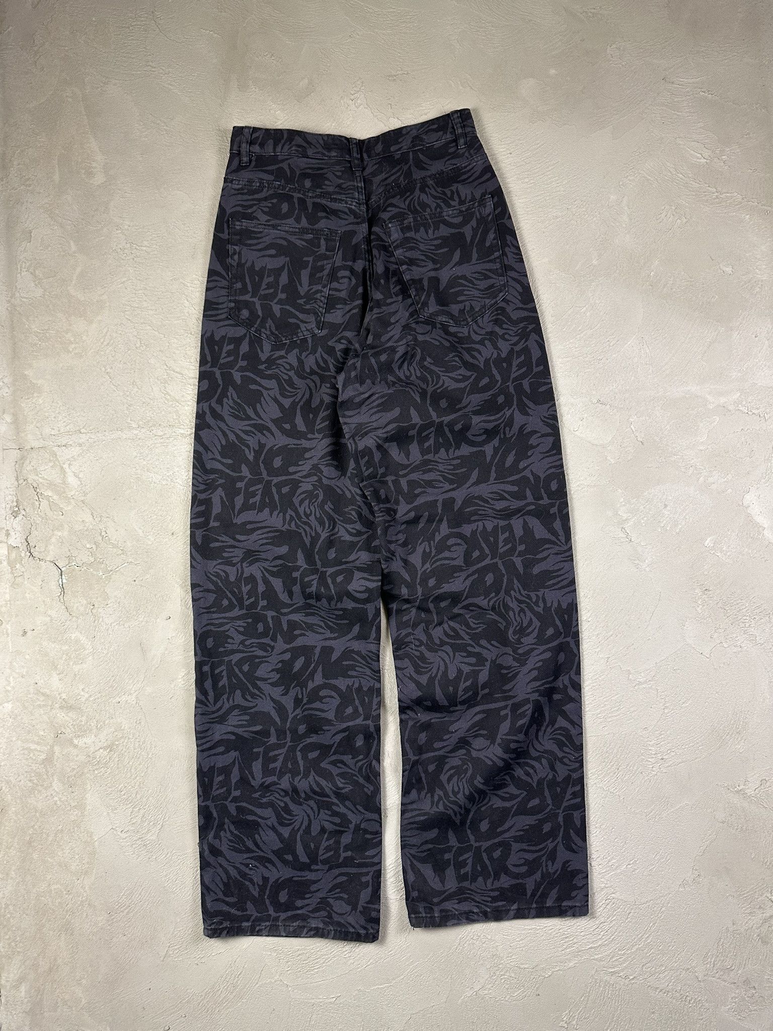 H&M Vintage Y2k No Fear H&M Fullprint Oversized Baggy Pants Size US 30 / EU 46 - 5 Thumbnail