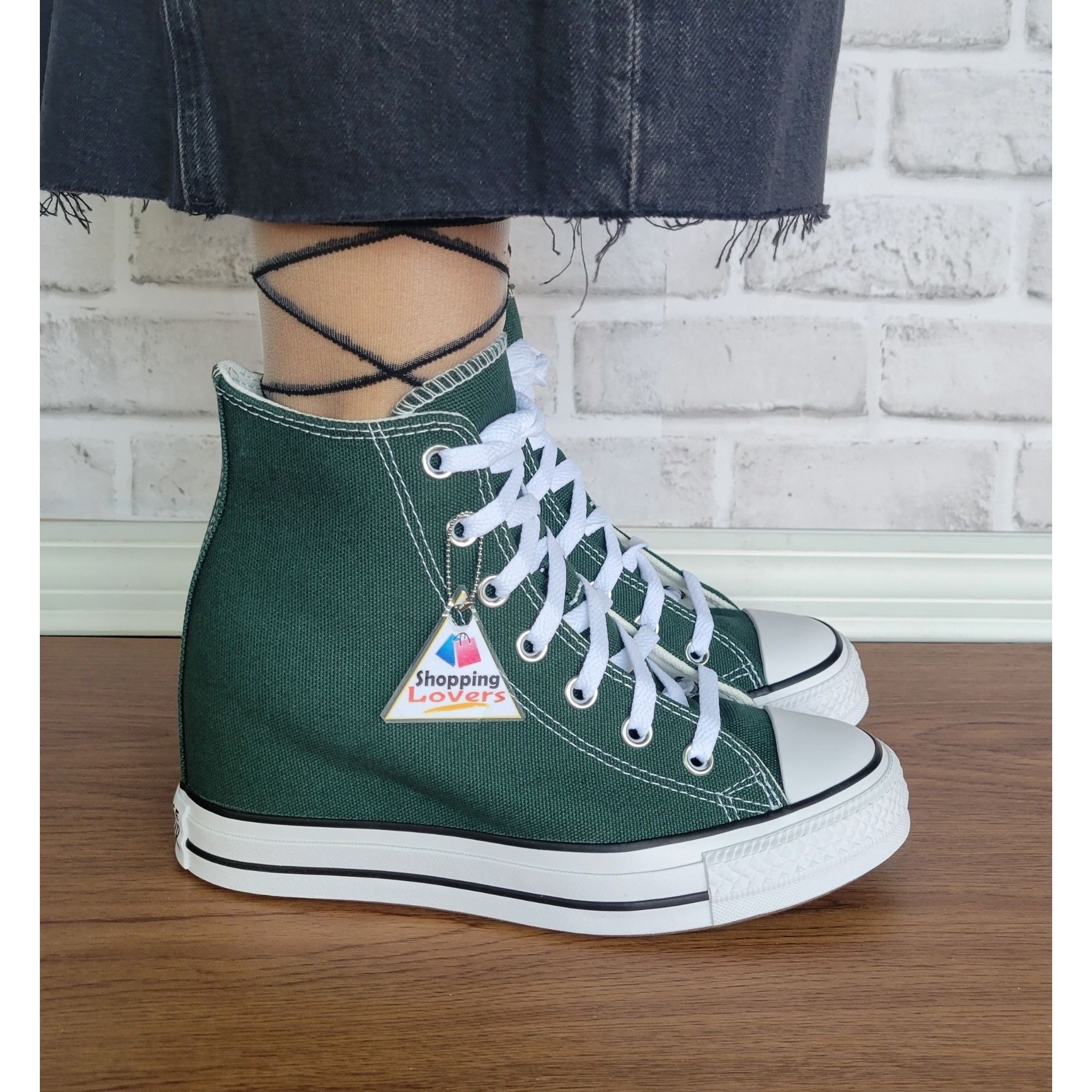Converse ⭐Rare Converse Chuck Taylor Wedge Platform Hi Sz 10 Womens Size US 10 / IT 40 - 6 Thumbnail