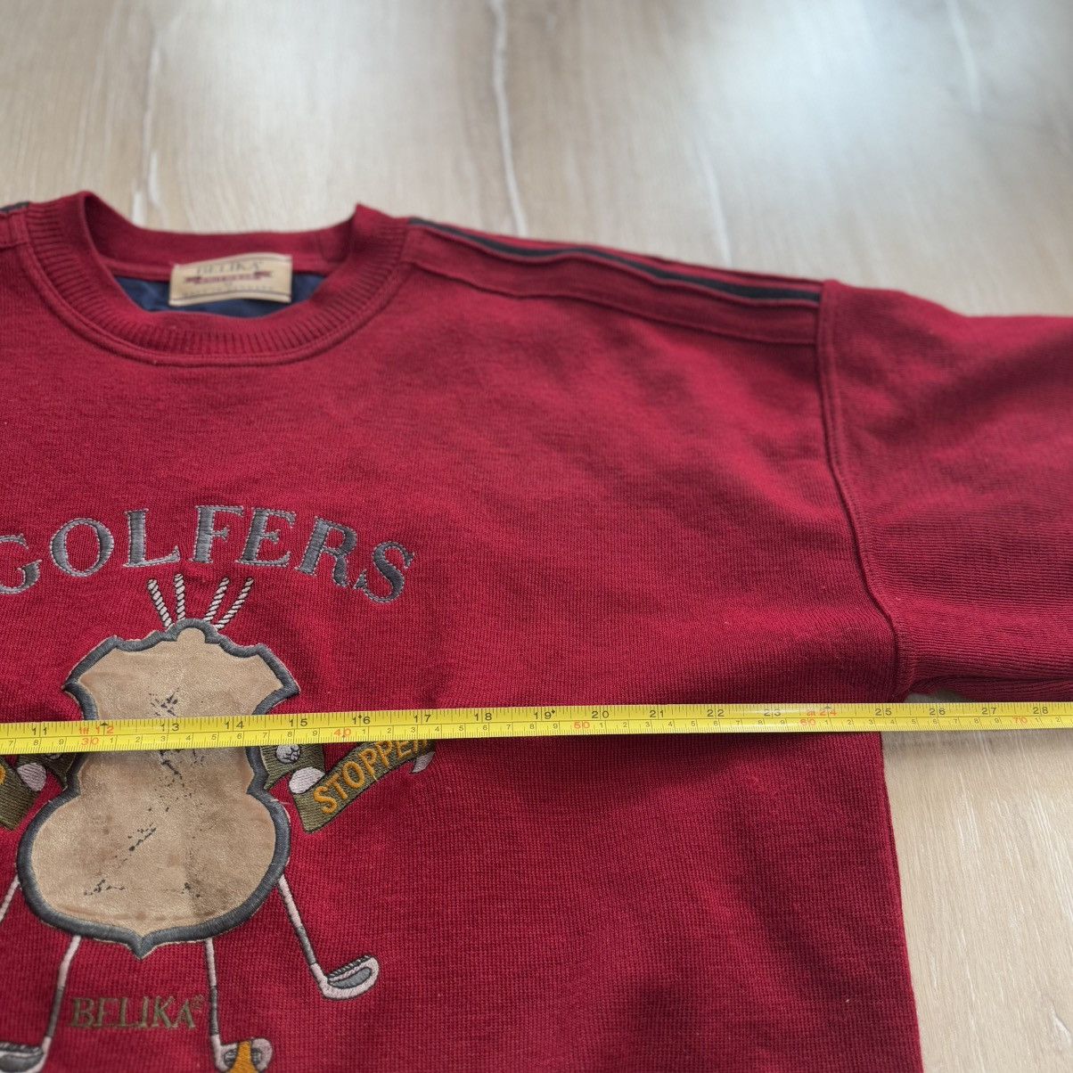 Vintage Vintage Belika Golfers Windstopper Men's Sweater Gore Red XL Size US XL / EU 56 / 4 - 6 Thumbnail