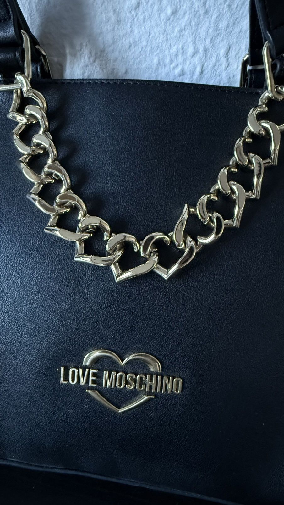 Love Moschino Love Moschino Women's Chain Tote Bag - Black Size ONE SIZE - 2 Thumbnail